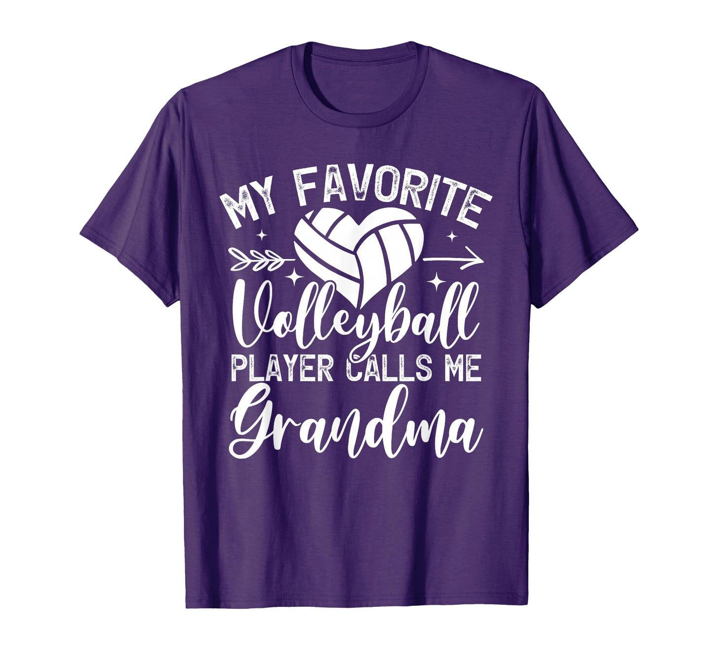 My Favorite Volleyball Player Calls Me Grandma Volleyball T-Shirt