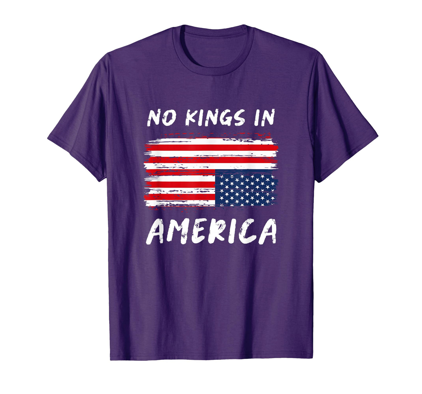 No Kings in America Since 1776 Retro Freedom Design T-Shirt