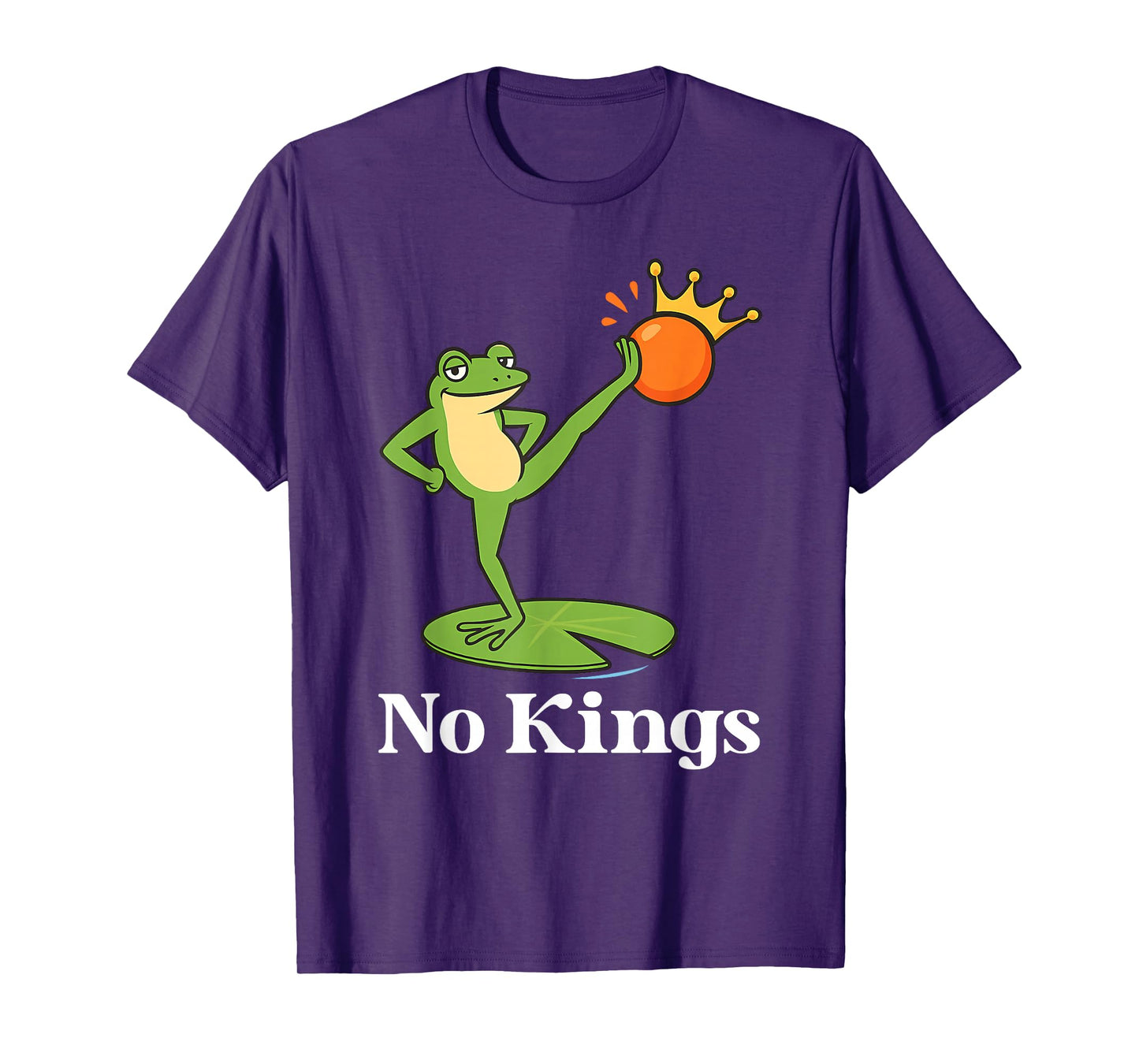 No Kings Shirt Men Women Portland Frog Protest T-Shirt