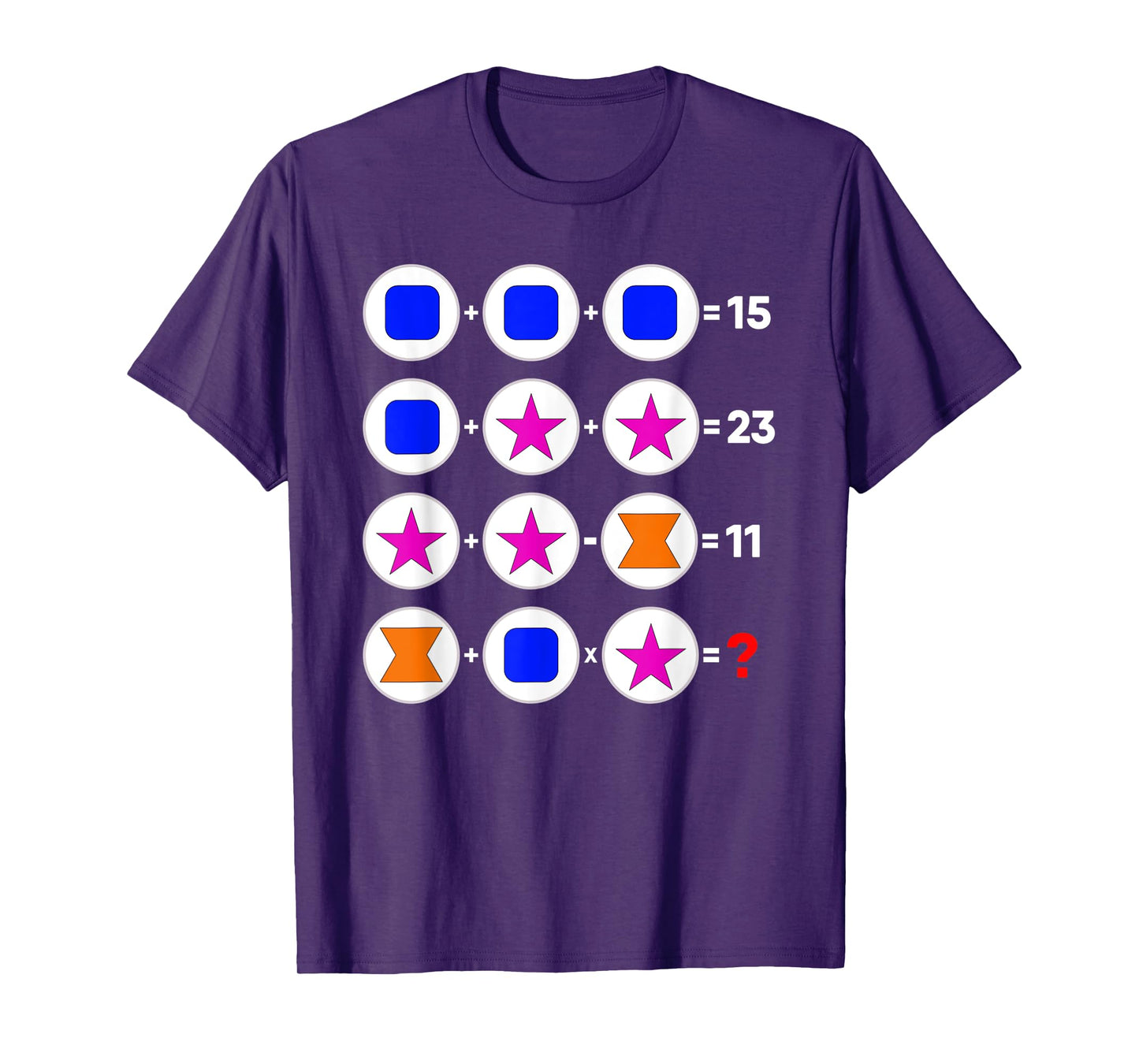 Order of Operations Math Quiz Game Teacher Thanksgiving Gift Men Women Kids T-Shirt