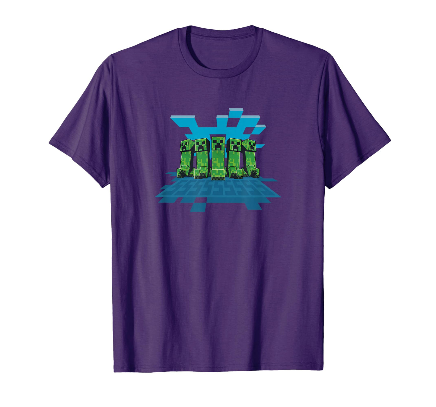 Minecraft Creeper Mob Line Up T-Shirt