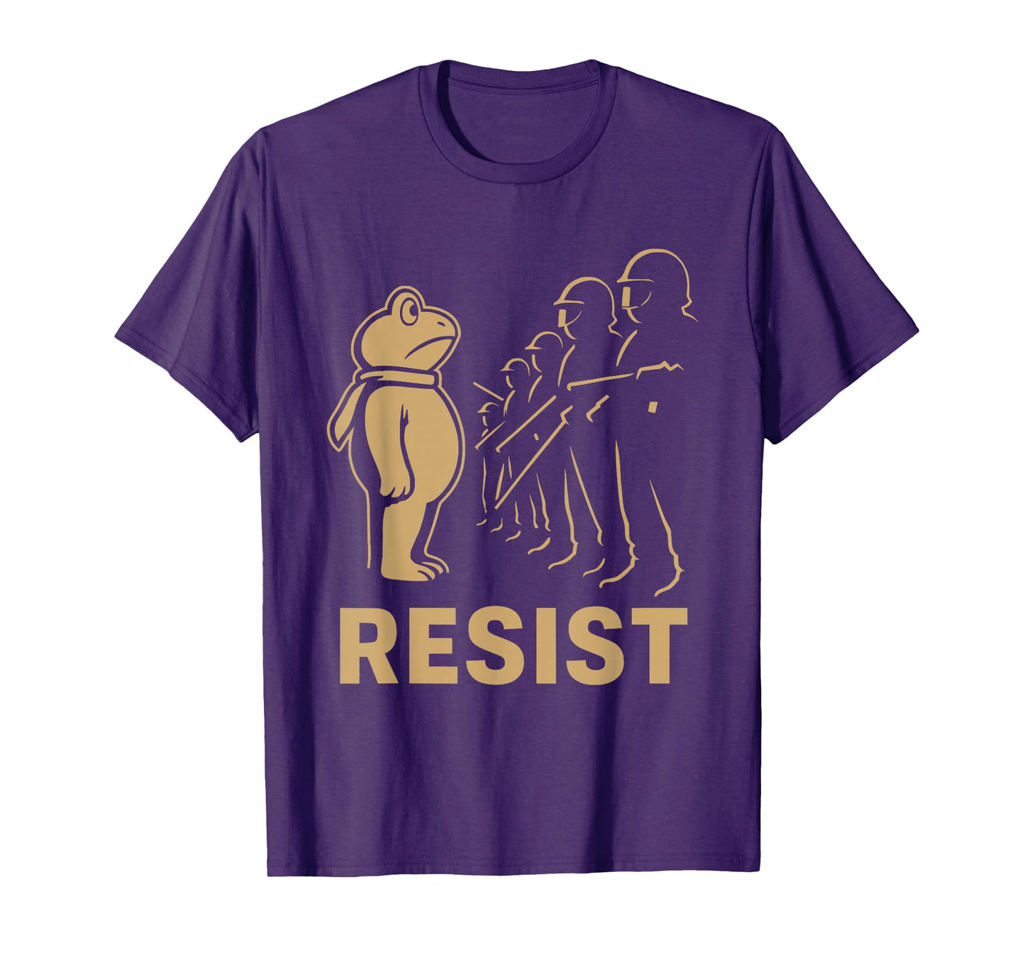 Vintage Portland 2025 Resist Portland Frog Protest Men Women T-Shirt