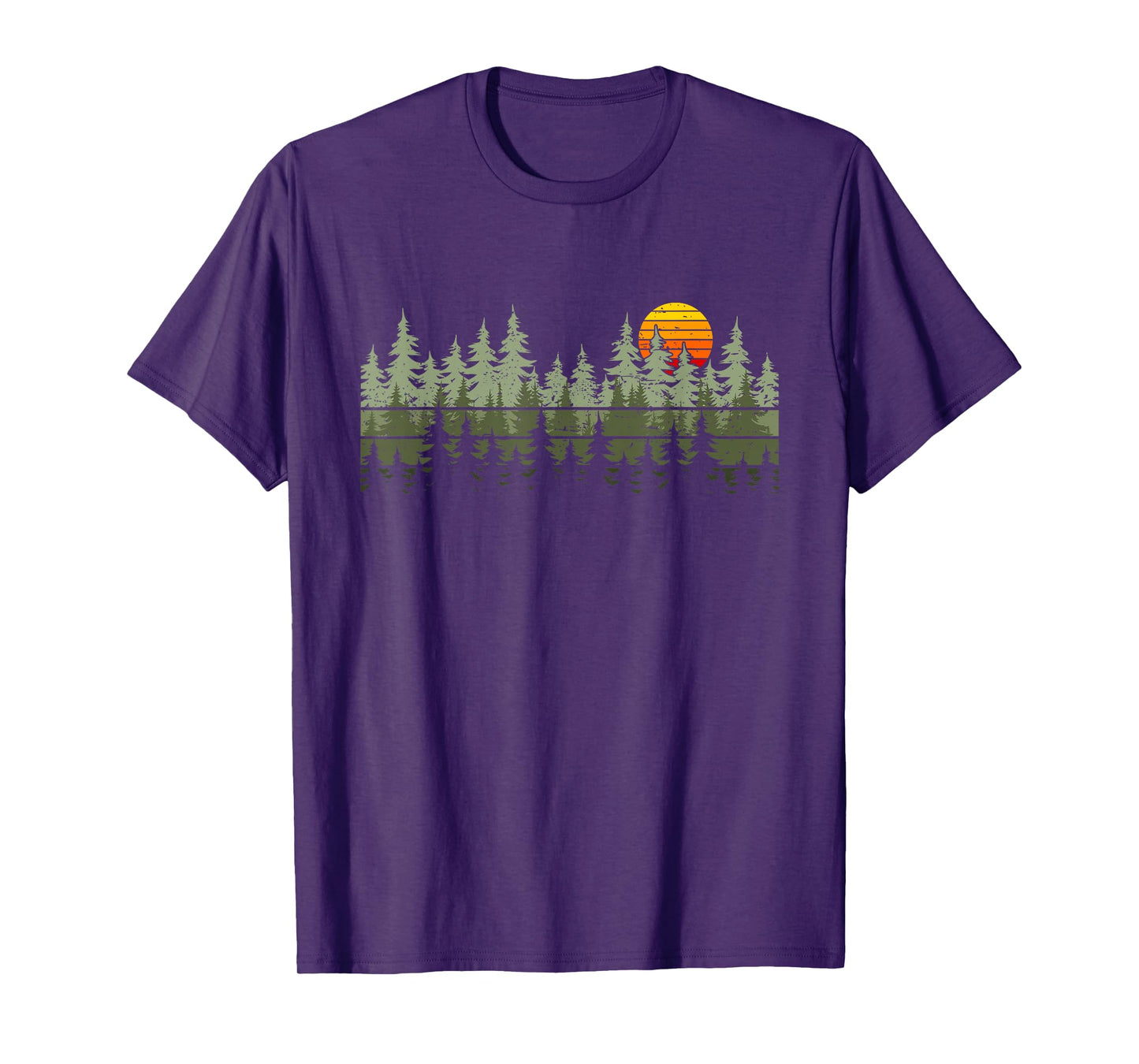 Trees Wildlife Nature Vintage Forest T-Shirt