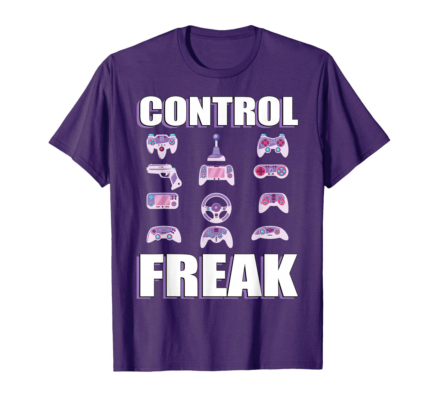 Gamer Control Freak Funny Gaming T-Shirt