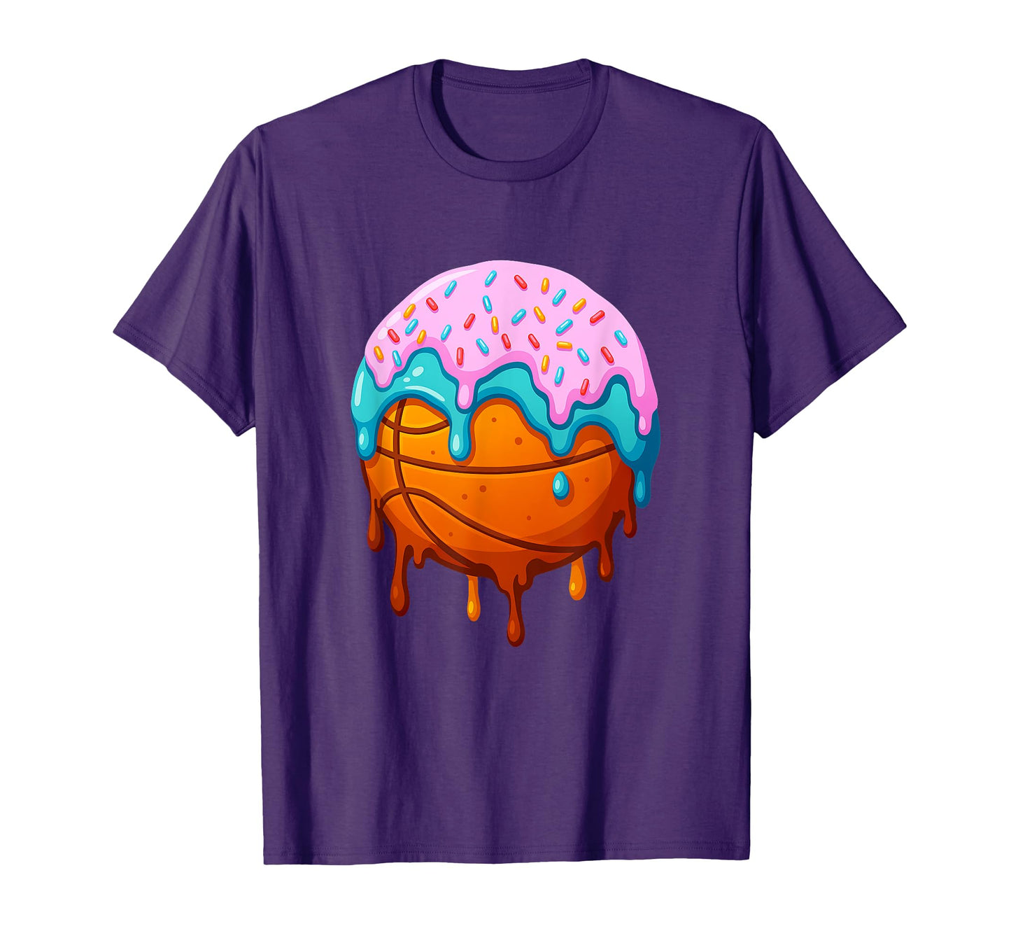 Ice Cream Basketball - Basketball Player Fan Coach T-Shirt