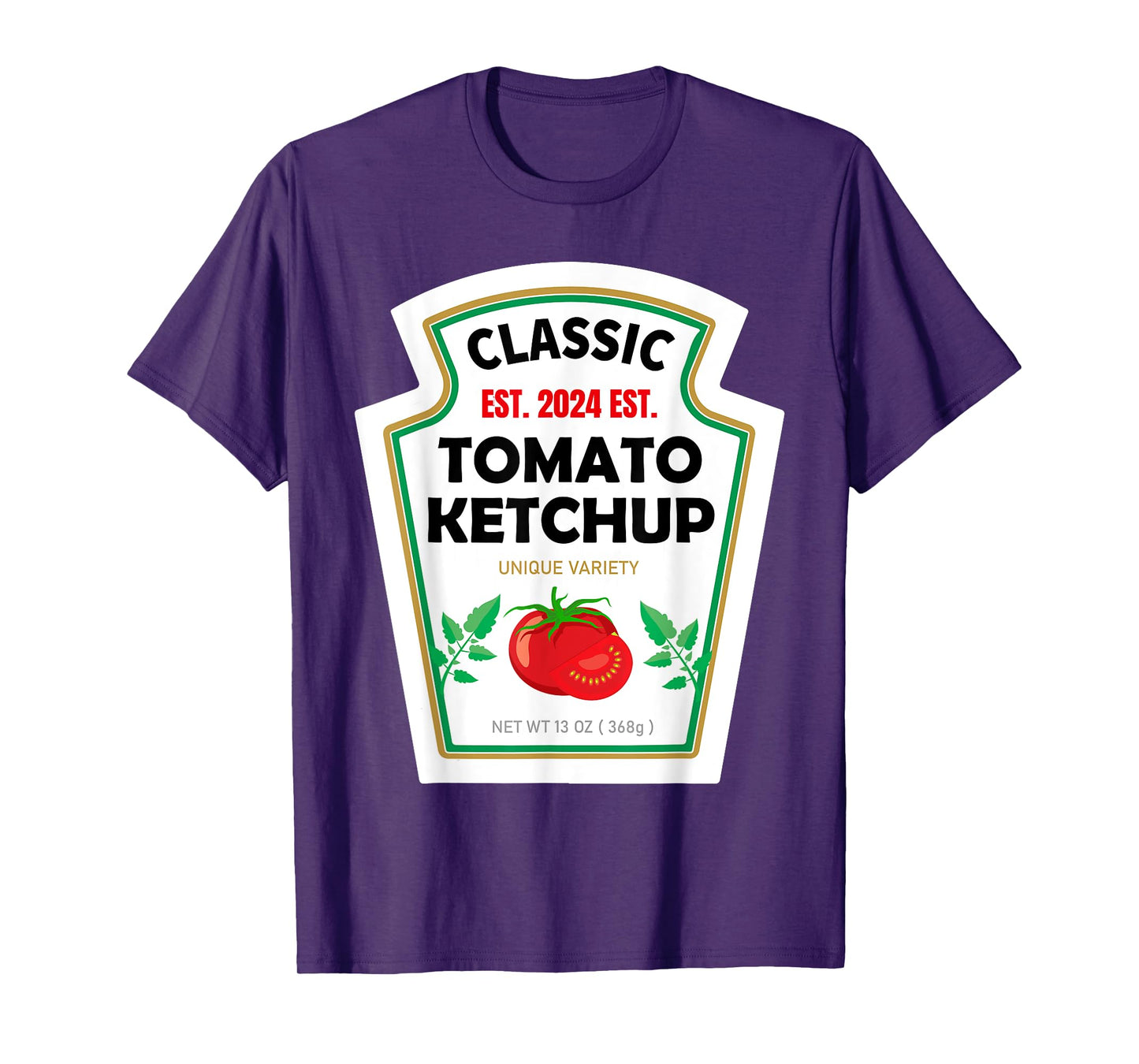 Red Ketchup DIY Costume Matching Couples Groups Halloween T-Shirt