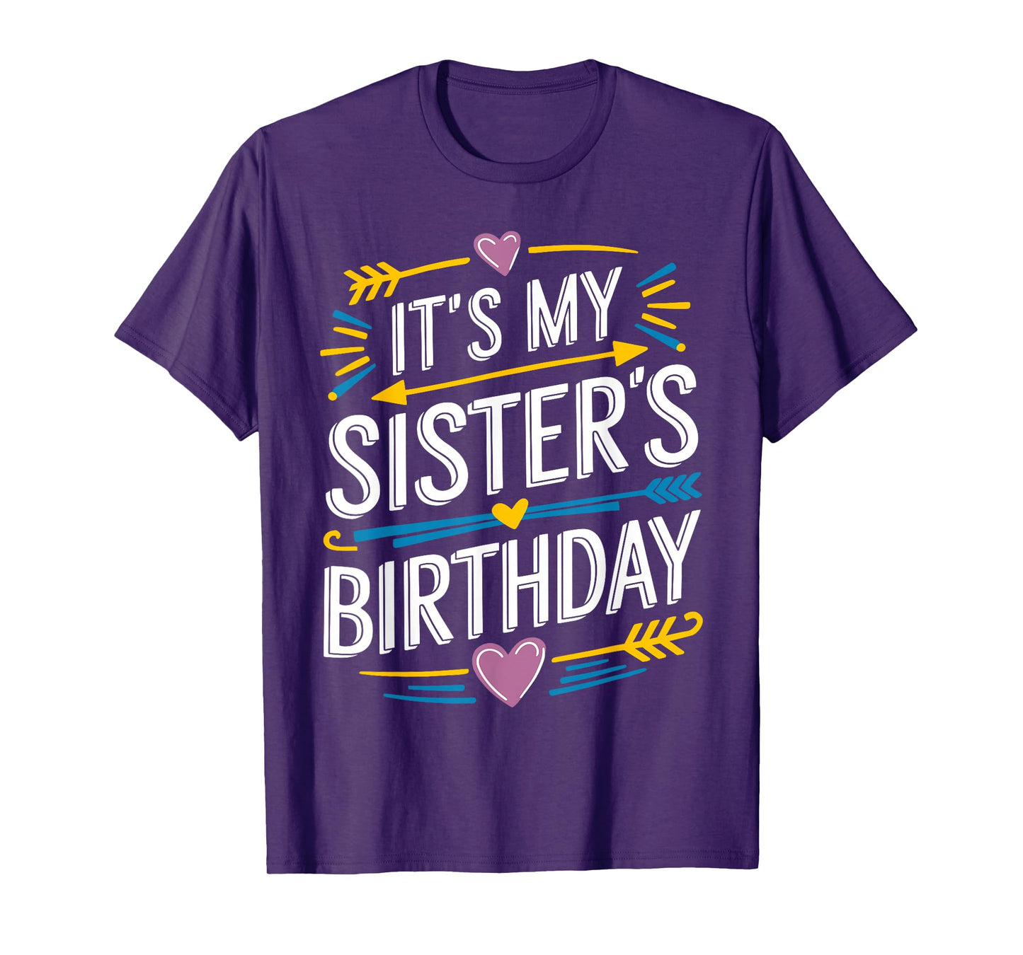 Retro It's My sister's Birthday Boho Nostalgia Design Women T-Shirt