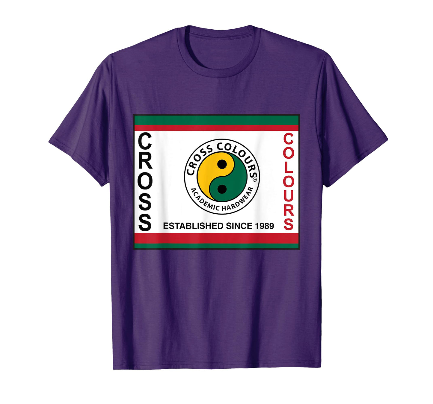 Yin Yang Label Logo | Retro Graphic 1990's Urban Vintage T-Shirt