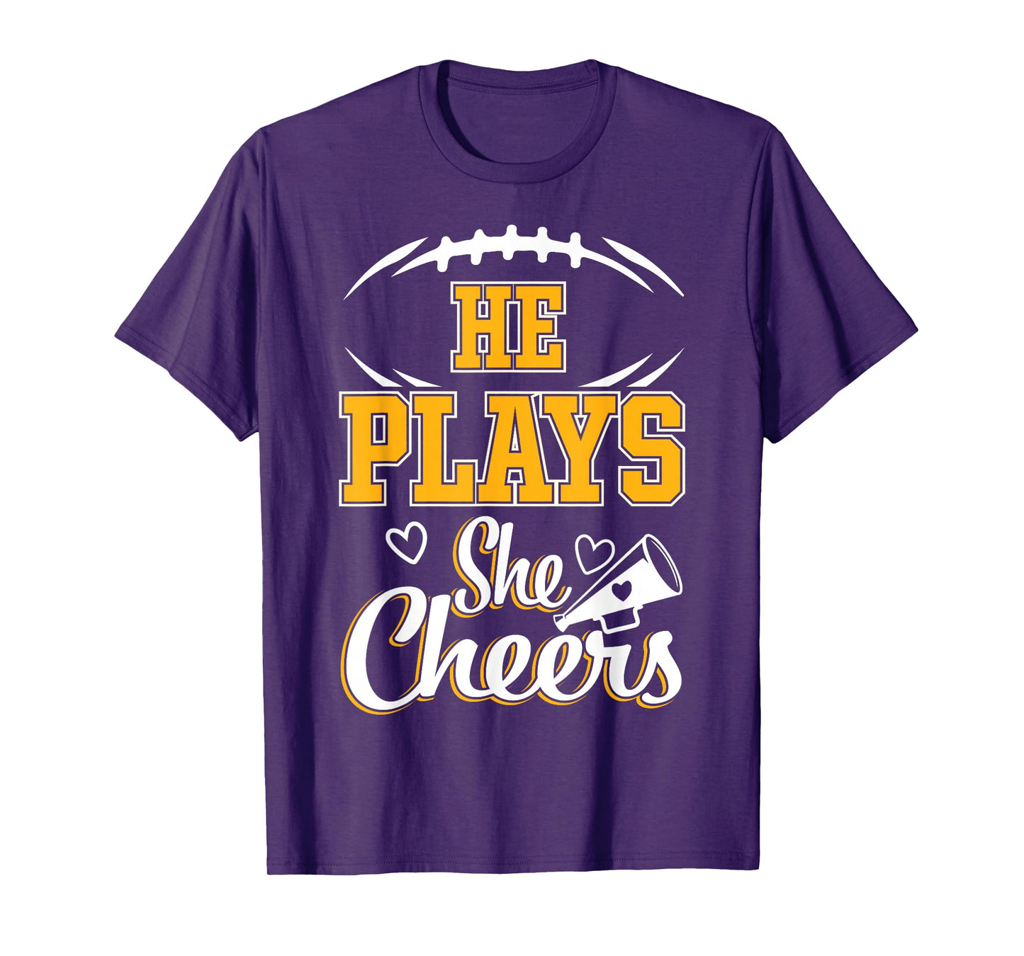 Football and Cheer Mom Cheerleading Mother Football T-Shirt