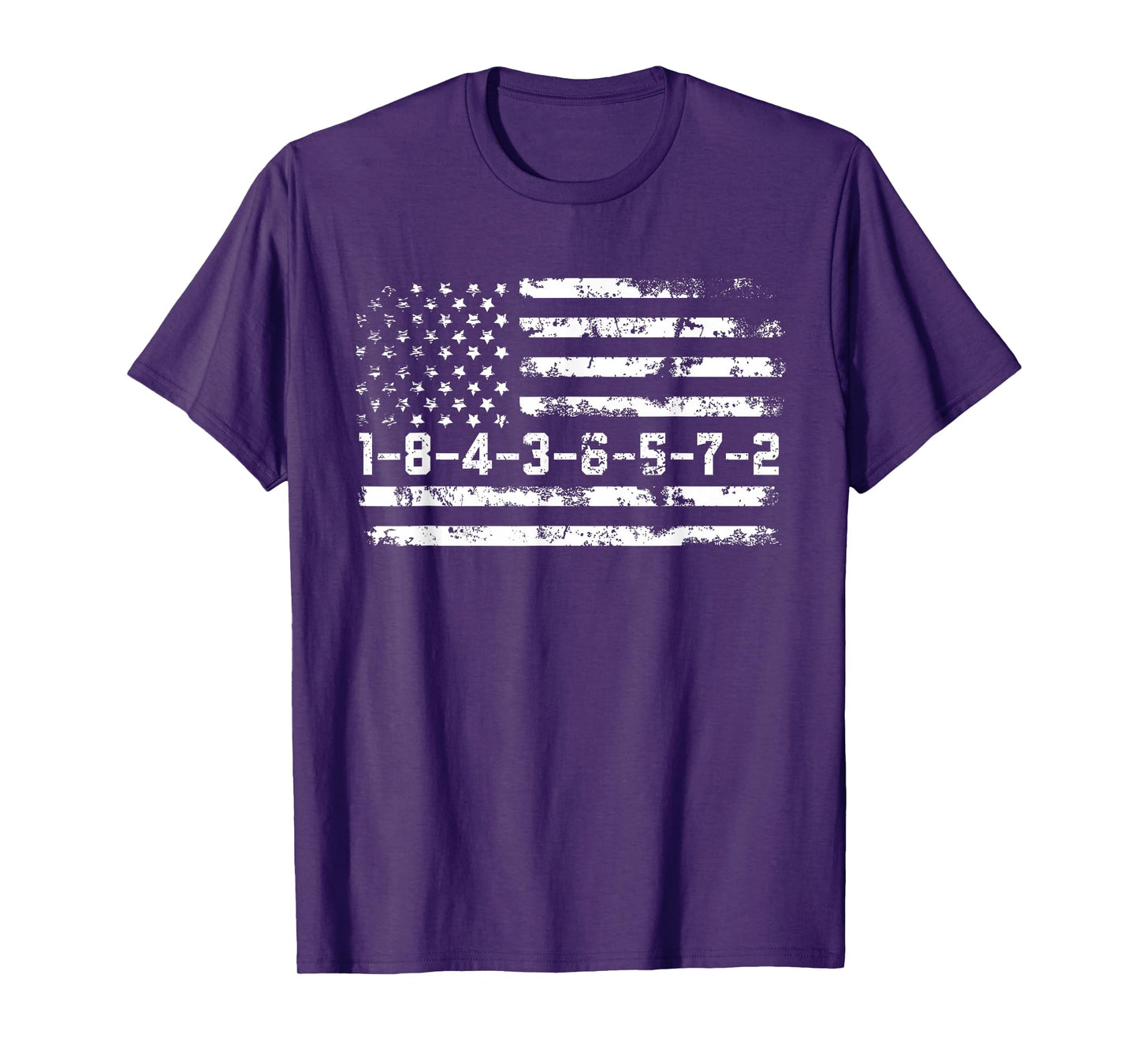 1-8-4-3-6-5-7-2 Firing Order Small Block Engine V8 T-Shirt