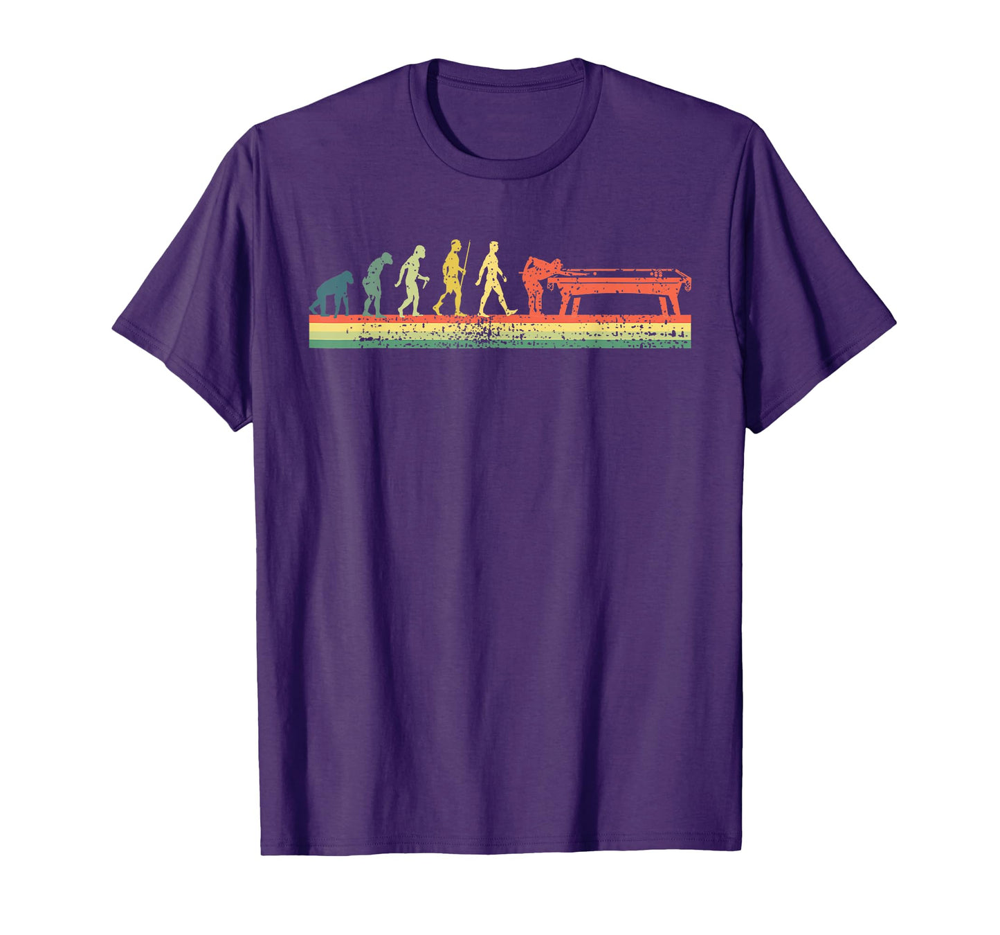 Funny Human Billiards Evolution 8 Ball Pool Player T-Shirt