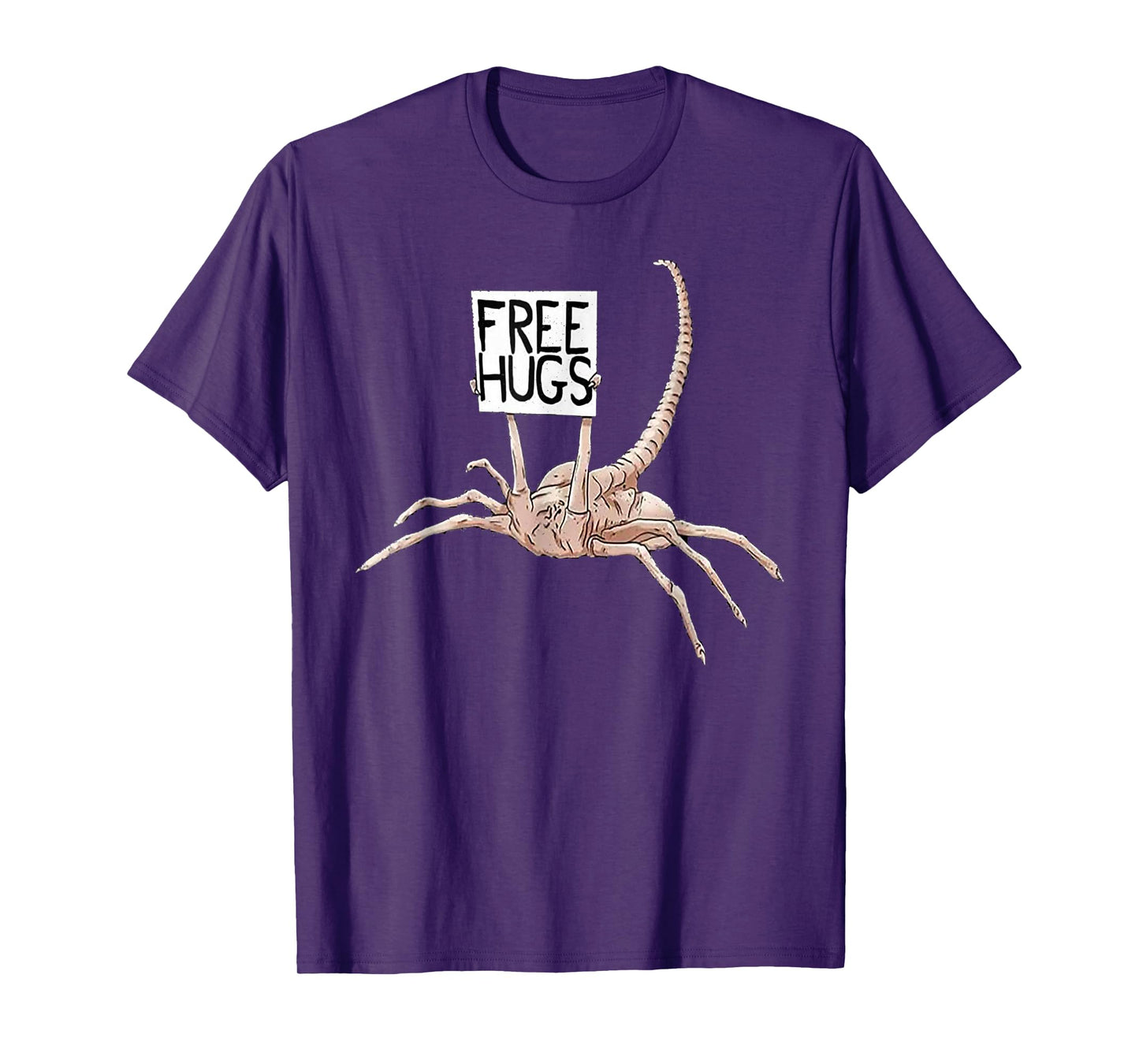 Free Hugs Alien Vintage Design For Men Women Girl Boy Kids T-Shirt
