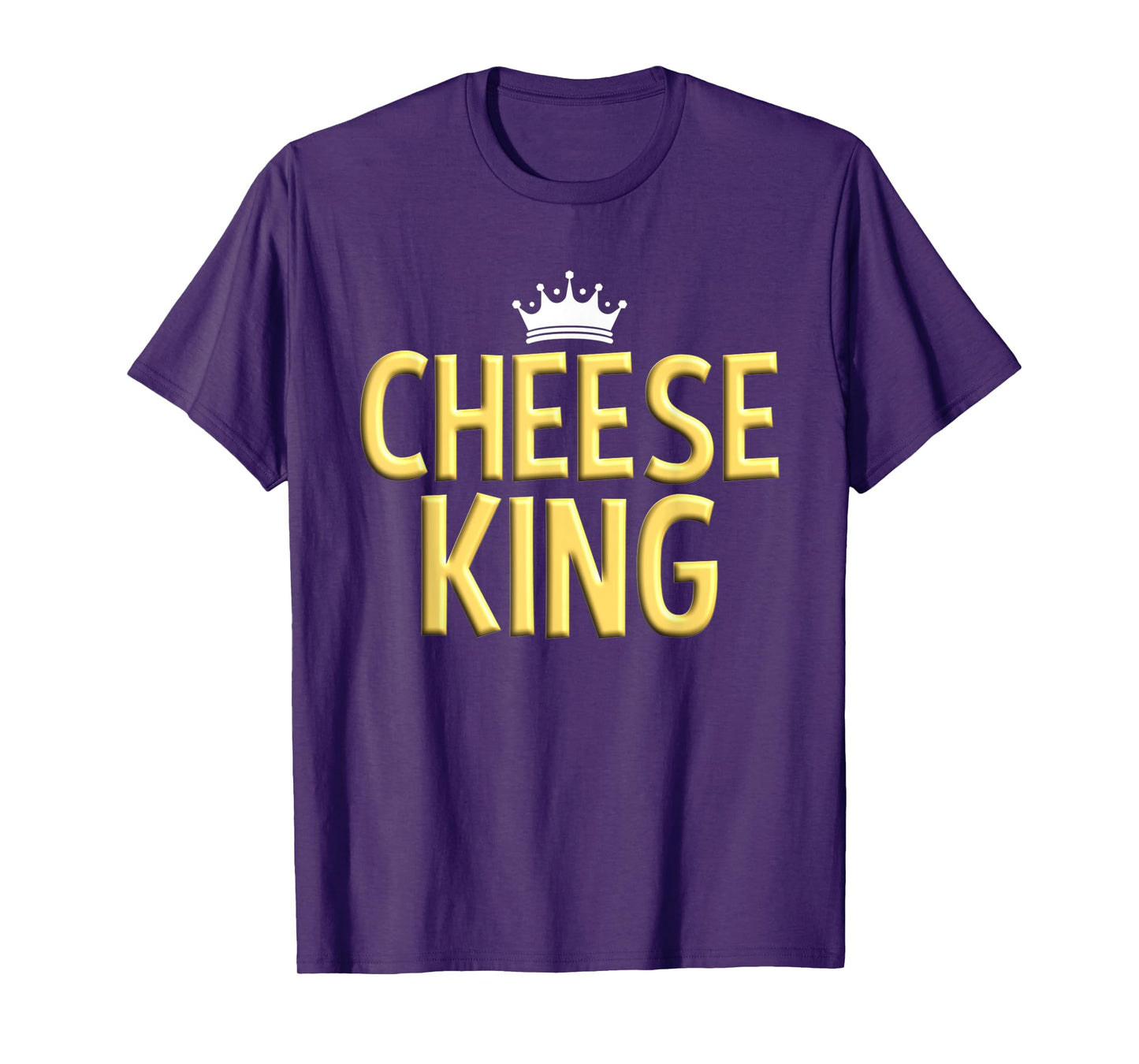 Cheese King Cheese Foodie Men's Cheese Lover T-Shirt