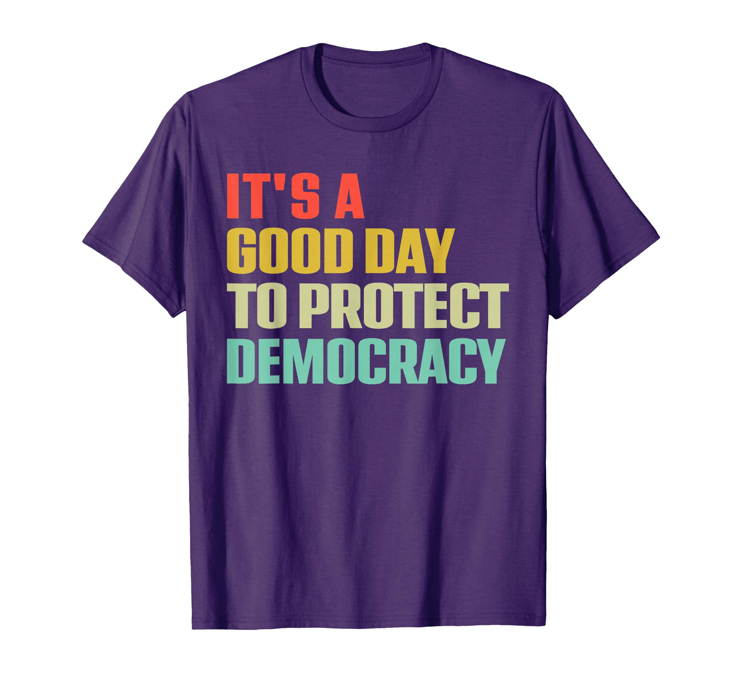 It's A Good Day to Protect Democracy No Kings Protest T-Shirt
