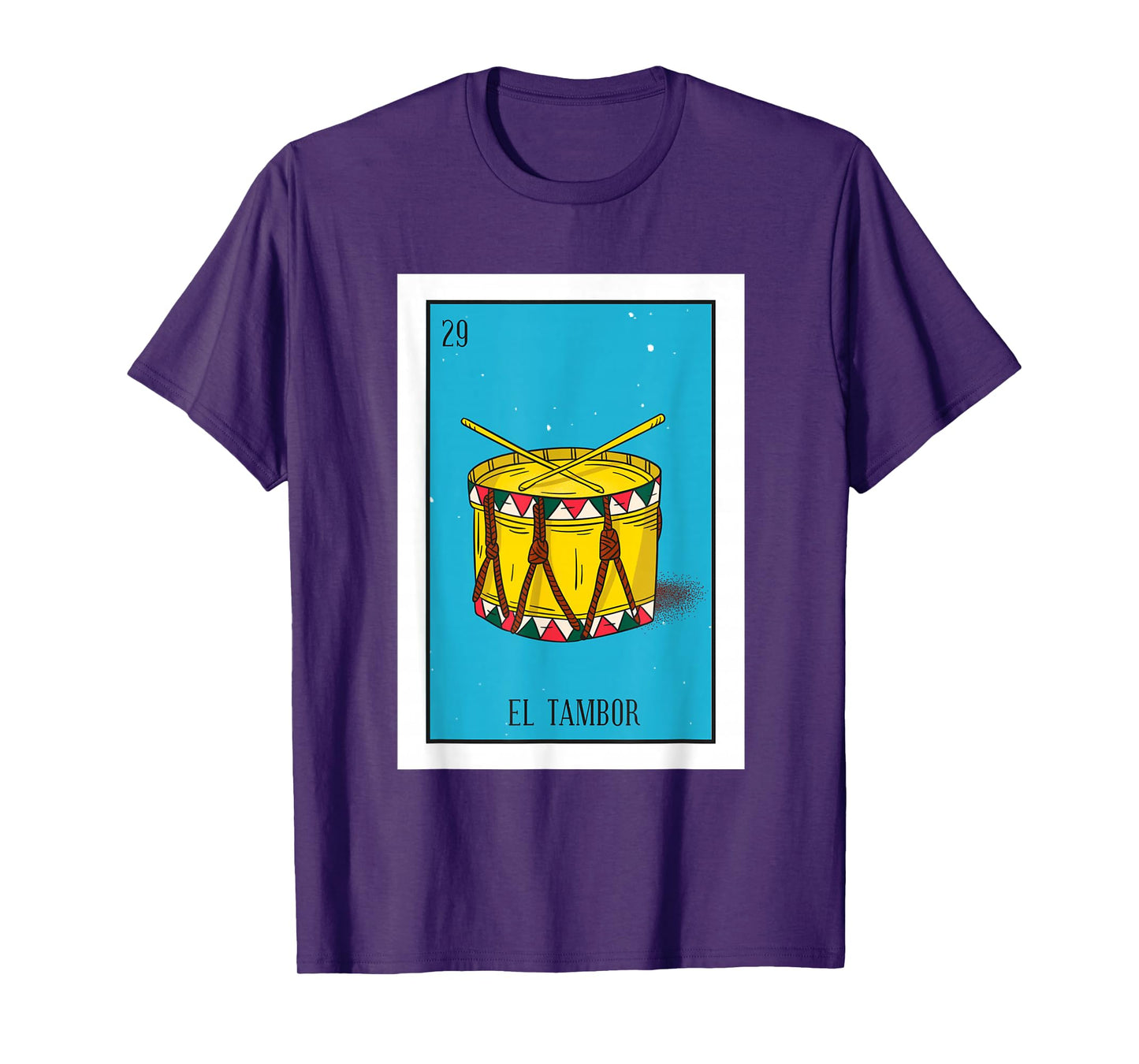 El Tambor Lottery Card Gift The Drum Card Mexican Lottery T-Shirt