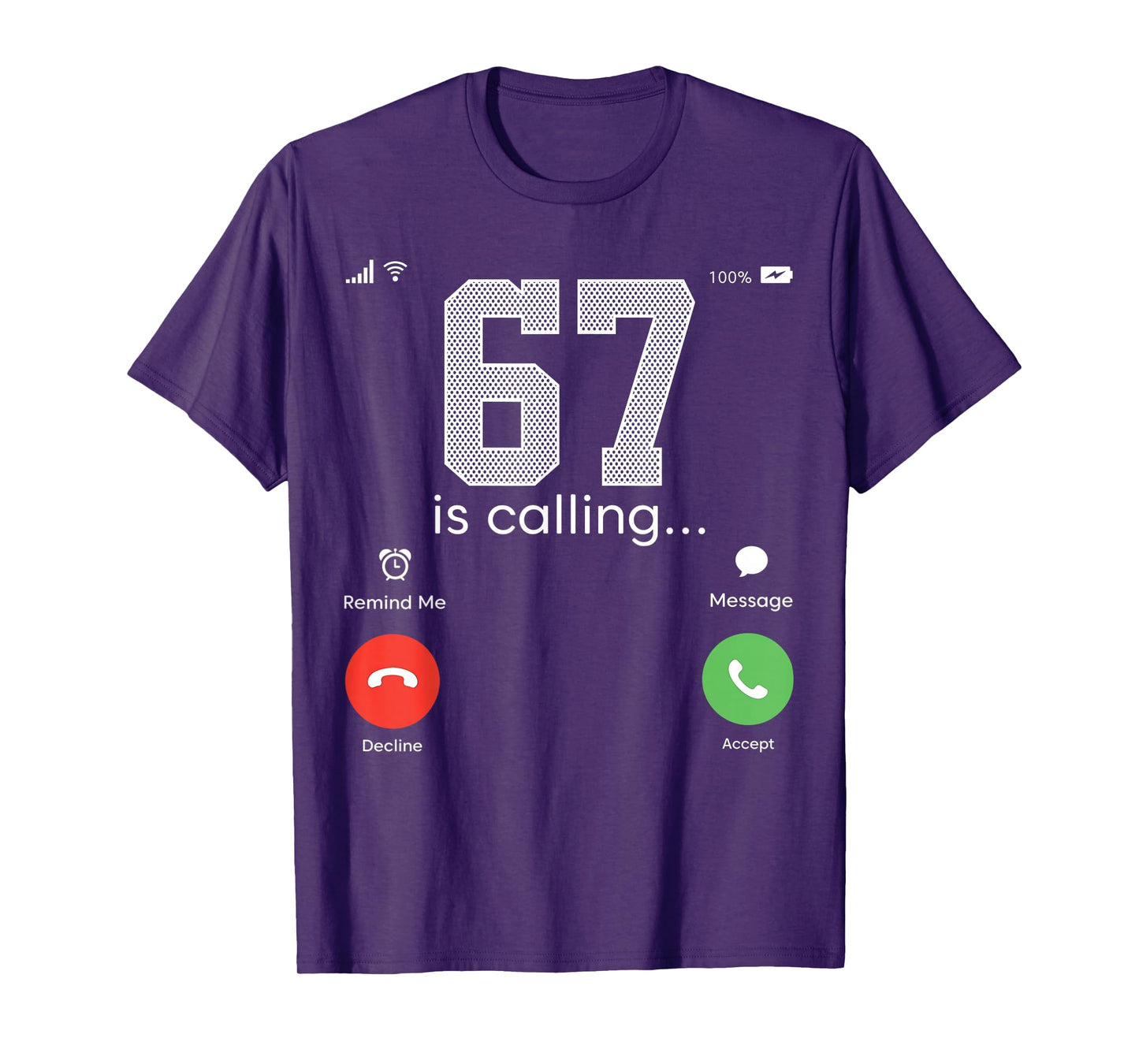 6 7 Meme Kids Six Seven Youth Funny 6 7 Costume T-Shirt