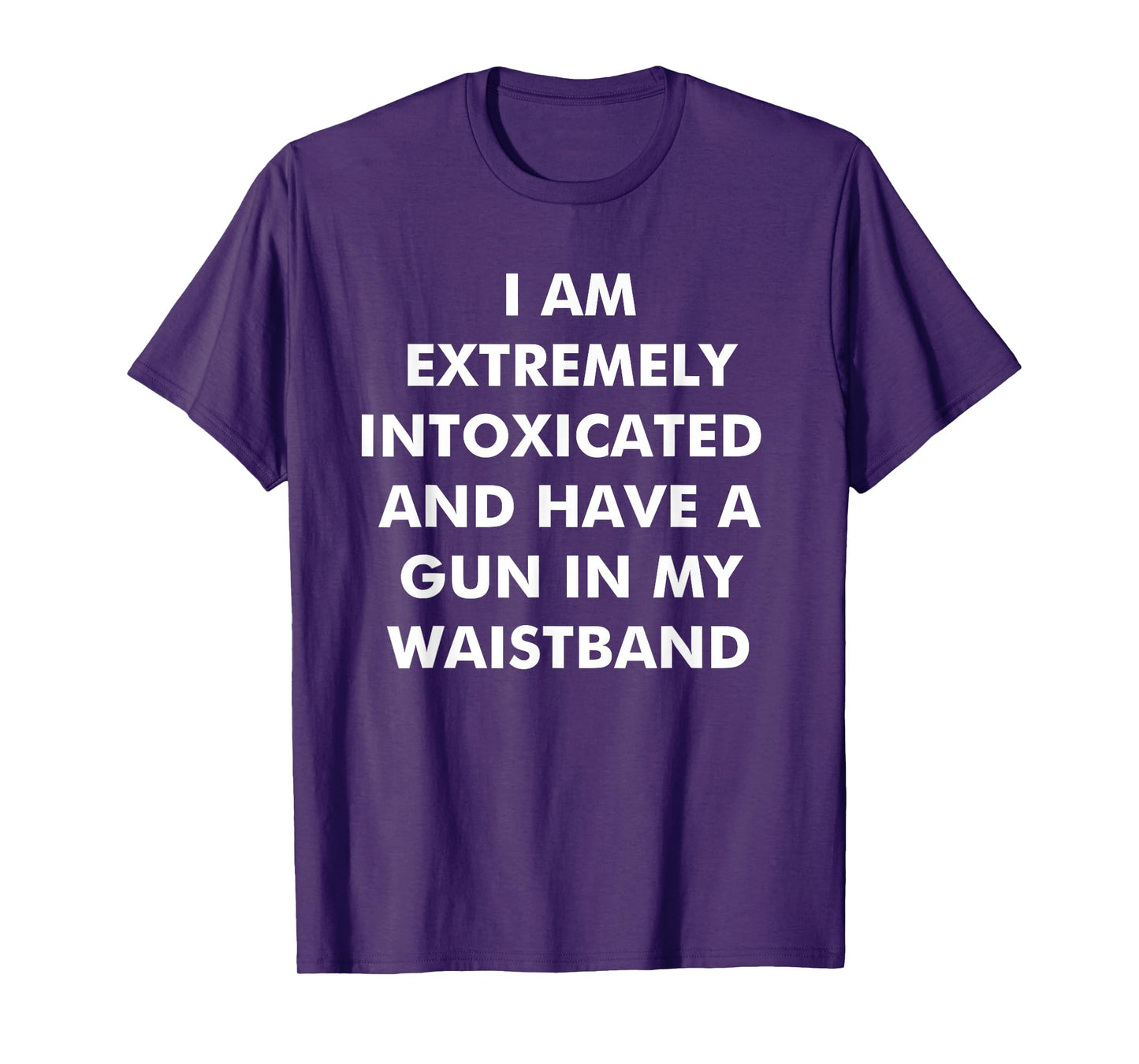 I Am Extremely Intoxicated And Have A Gun In My Waistband T-Shirt