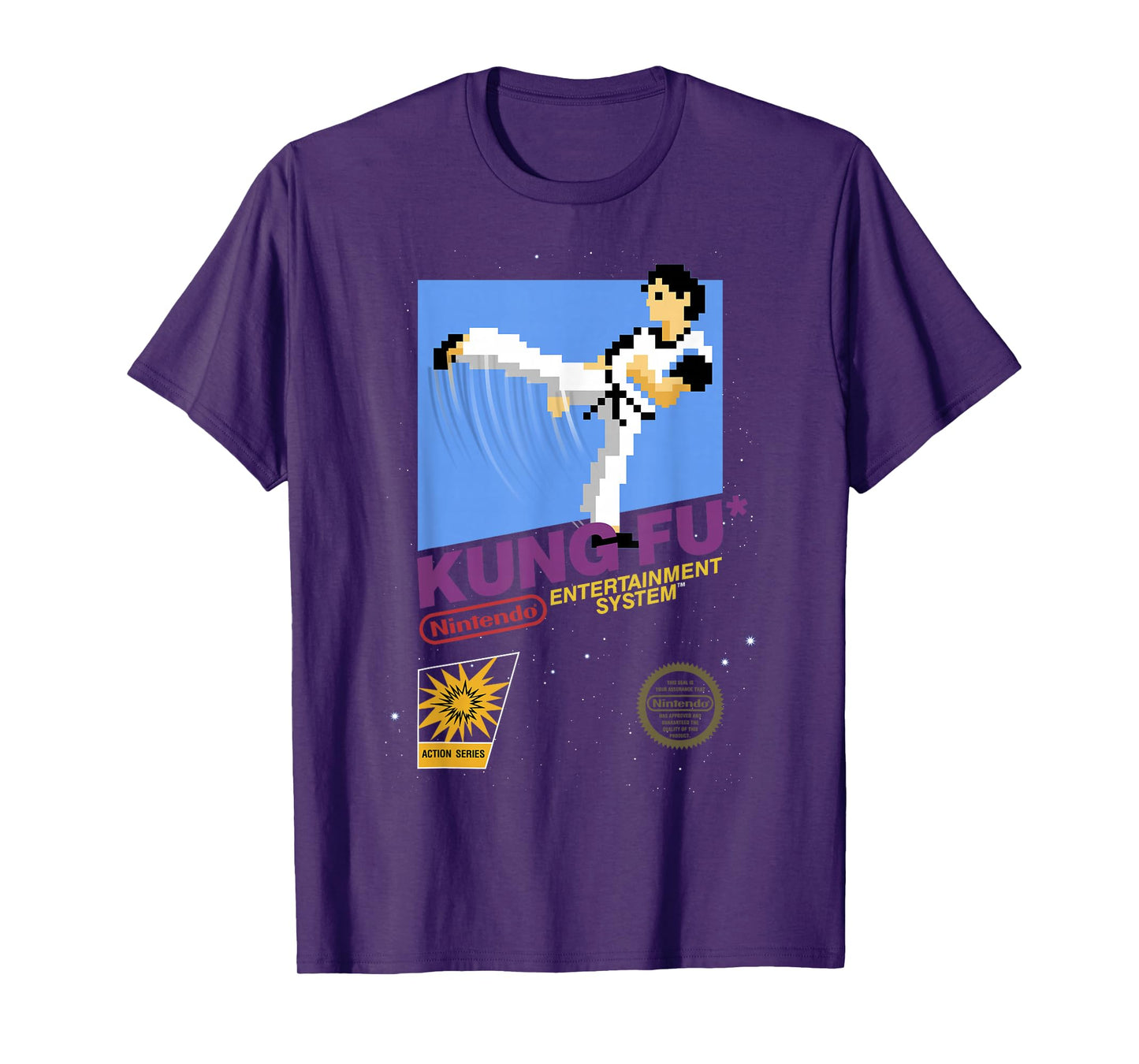 Nintendo NES Kung Fu Action Series Retro Graphic T-Shirt T-Shirt