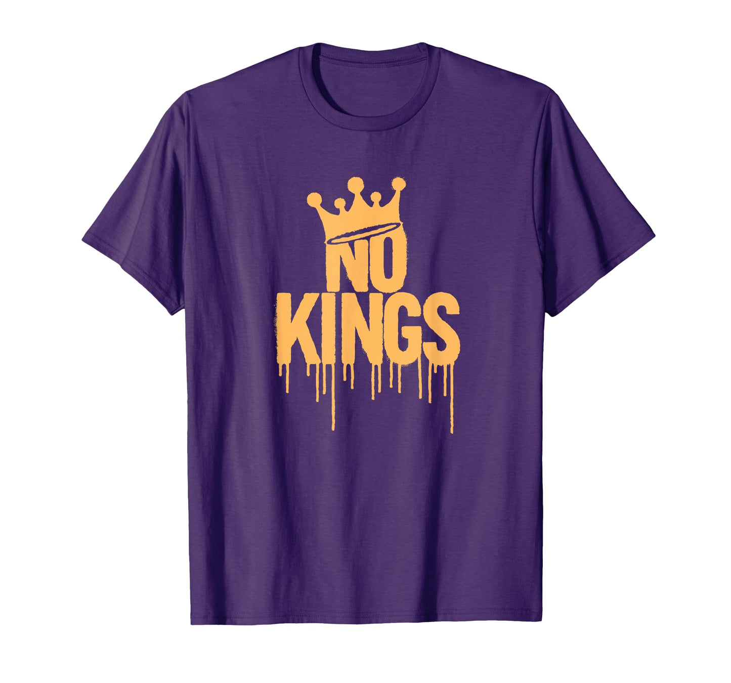 No Kings Slogan | Anti-Authority, Protest - Bold T-Shirt