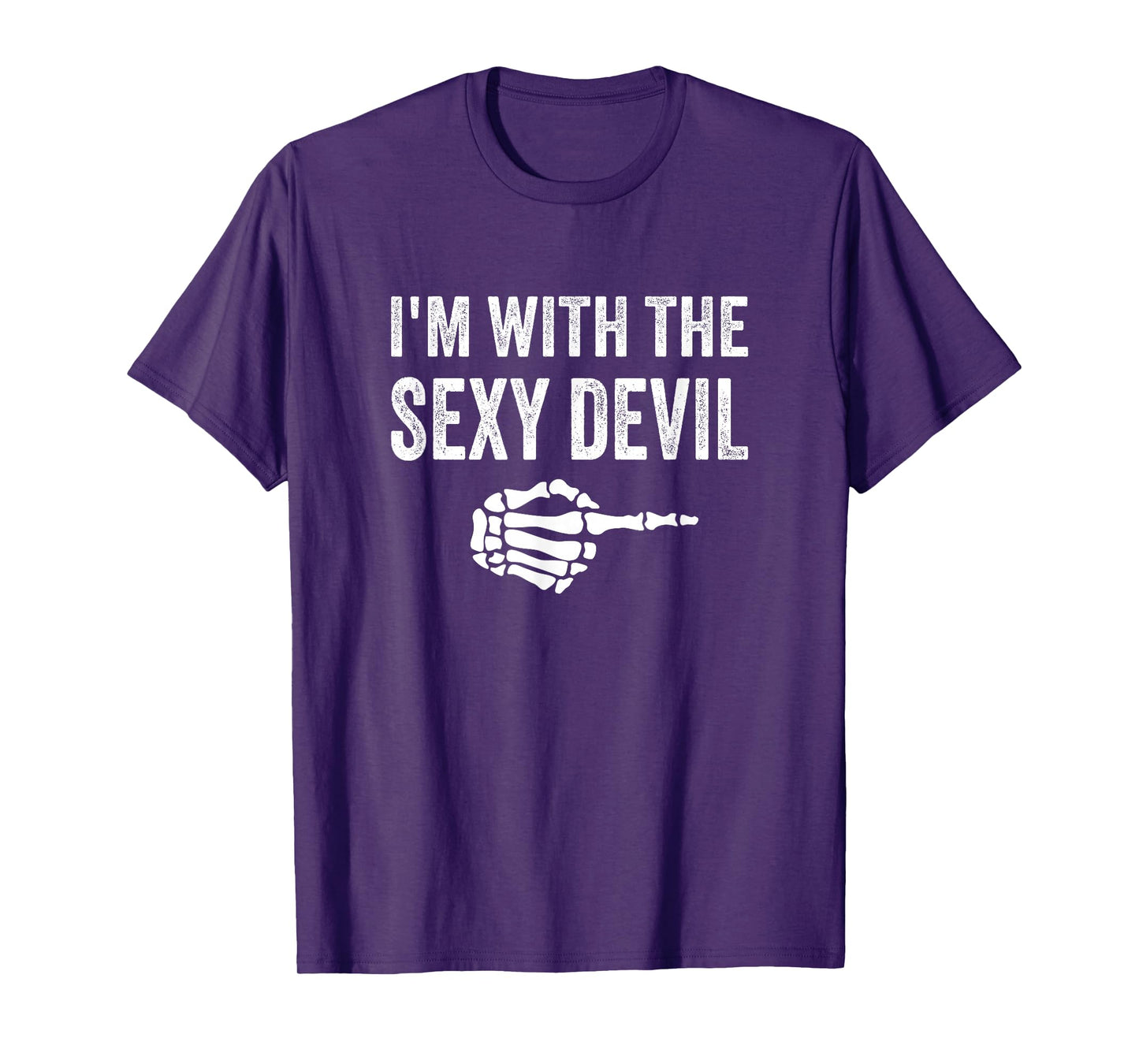 I'm with The Sexy Devil Halloween Couples Costume T-Shirt