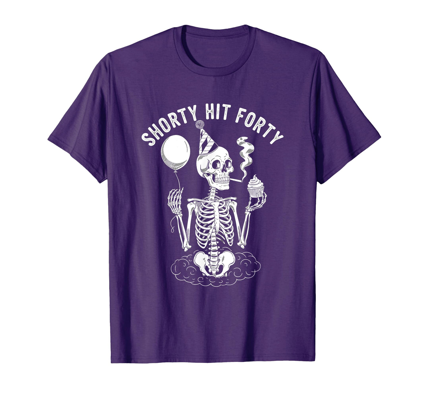 Shorty Hit Forty 40th Birthday Hello Forties T-Shirt