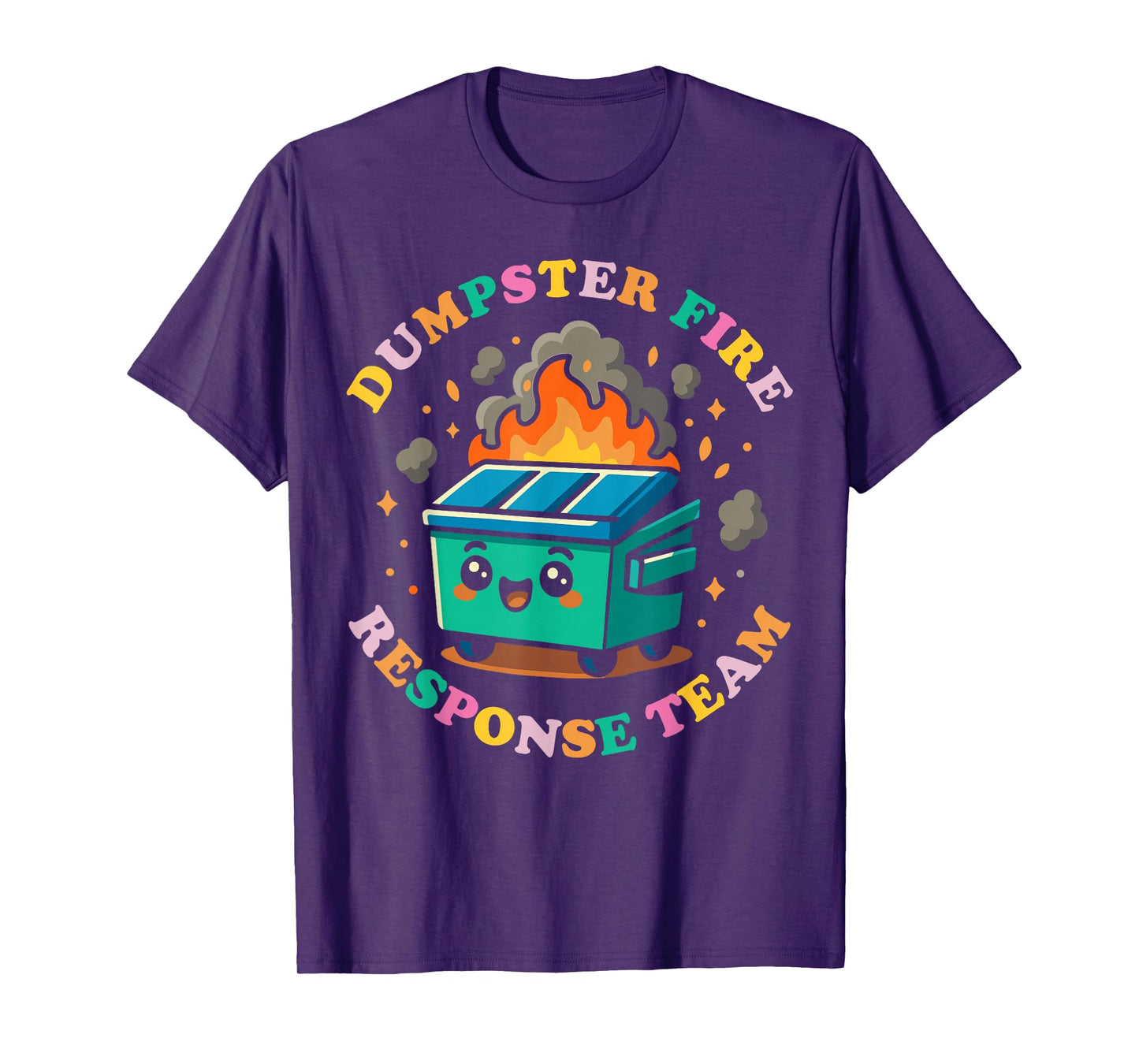 Dumpster Fire Response Team Shirt, Cute Kawaii Meme T-Shirt