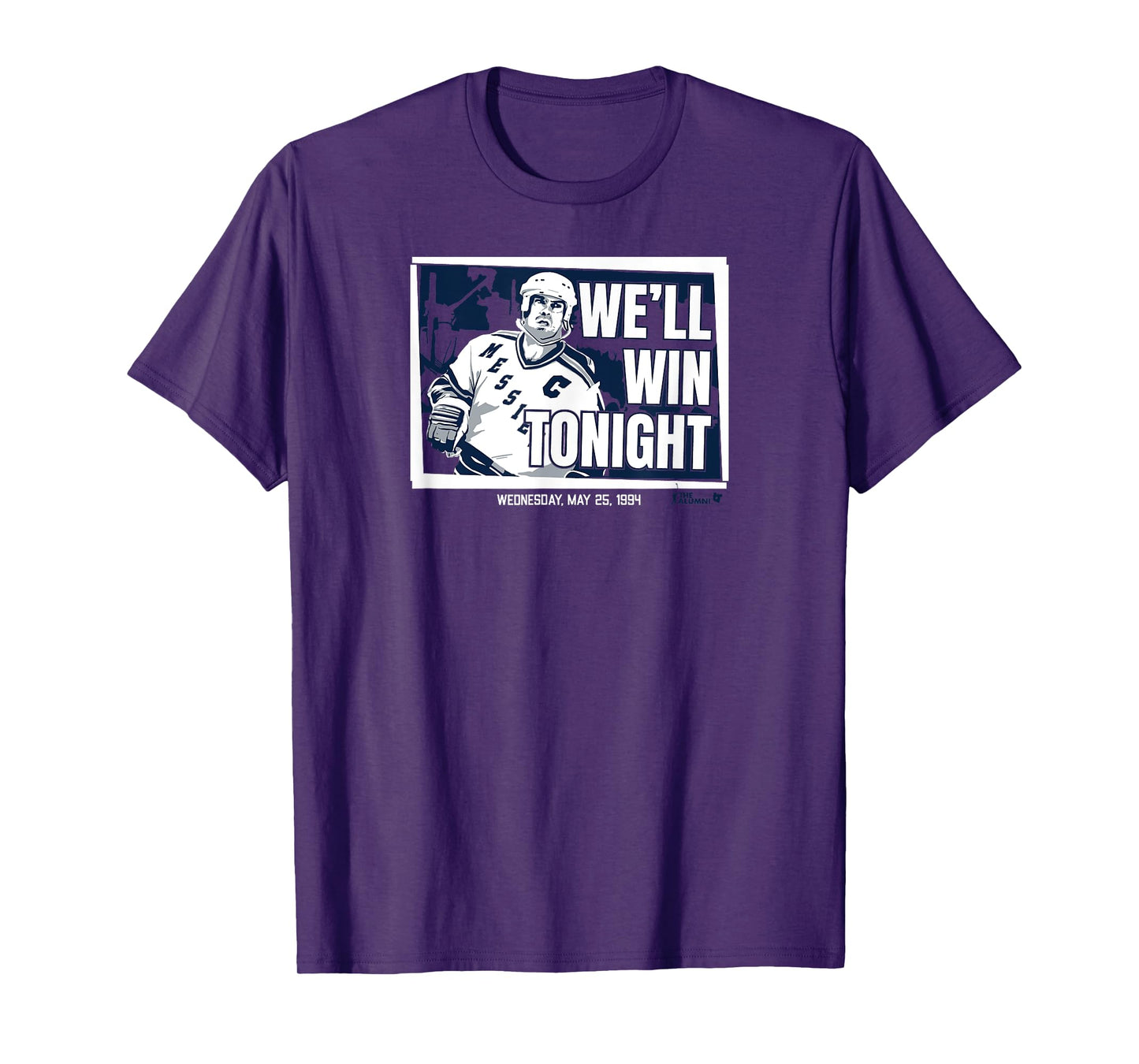 Mark Messier - We'll Win Tonight - New York Hockey T-Shirt