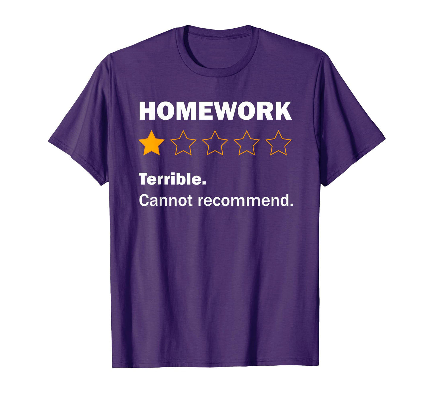 Funny Homework Joke School Humour Meme For Kids Teens T-Shirt