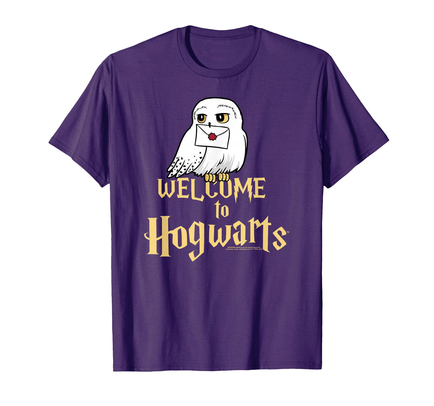 Harry Potter Hedwig Welcome to Hogwarts T-Shirt