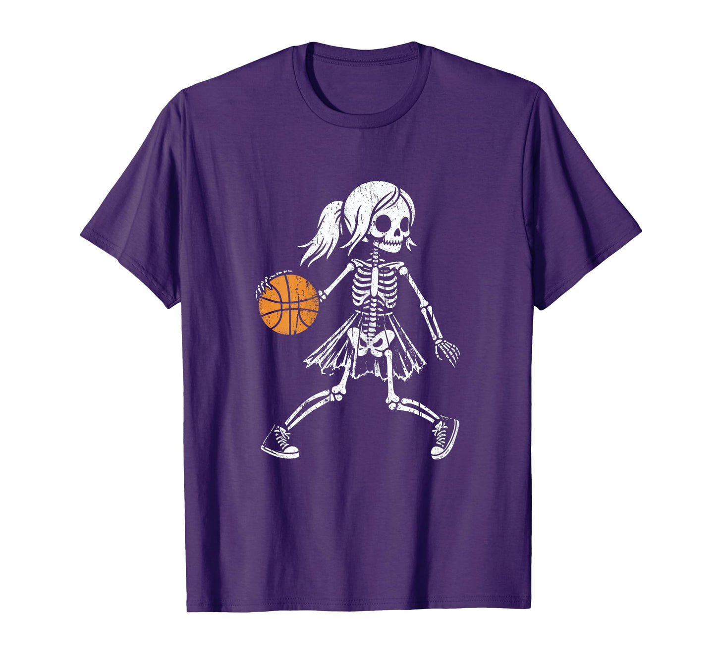 Spooky Basketball Skeletons Spooky Basketball Halloween T-Shirt