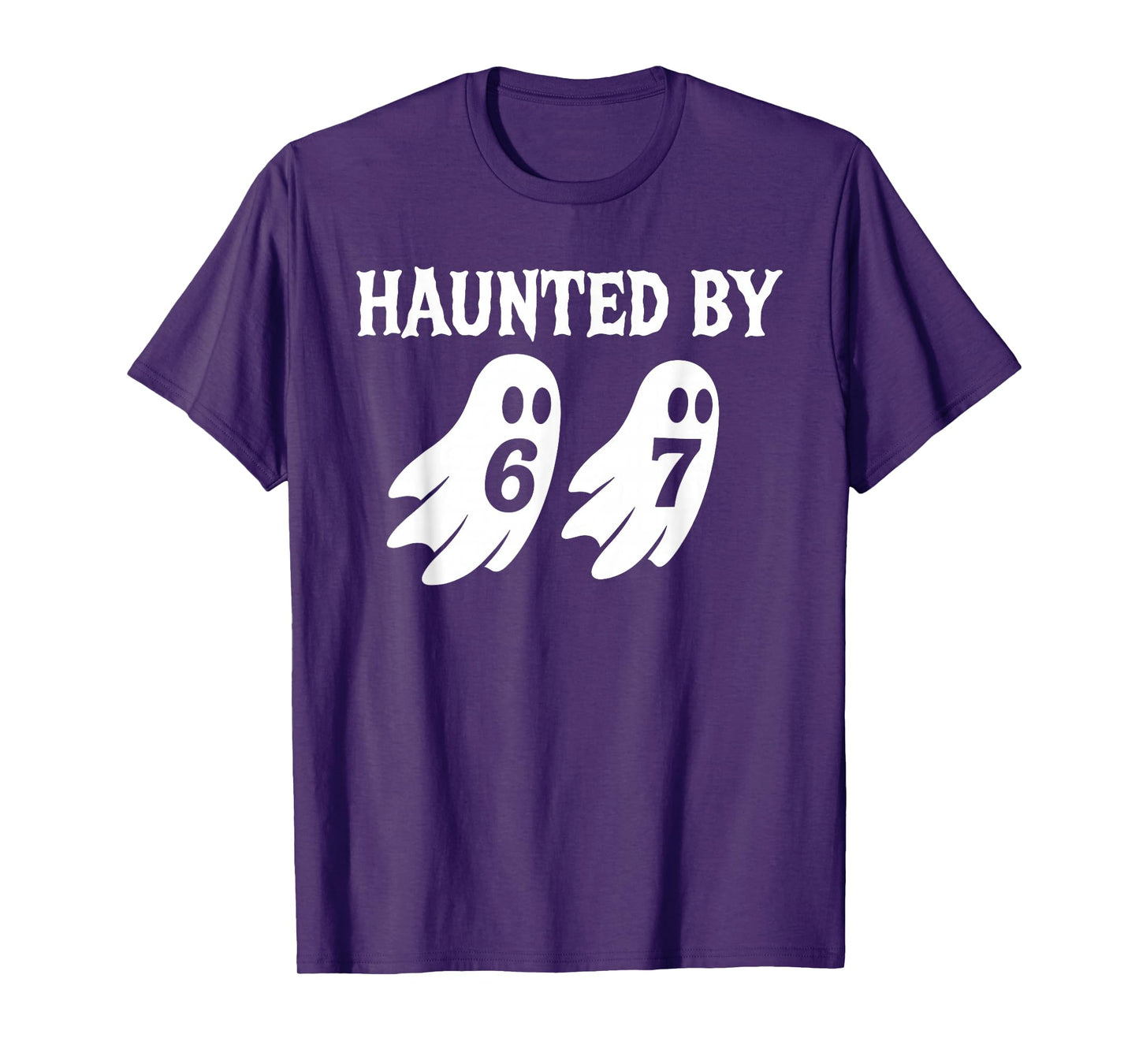 Halloween Haunted by 6-7 Meme Men Women Kids Six Seven 67 T-Shirt