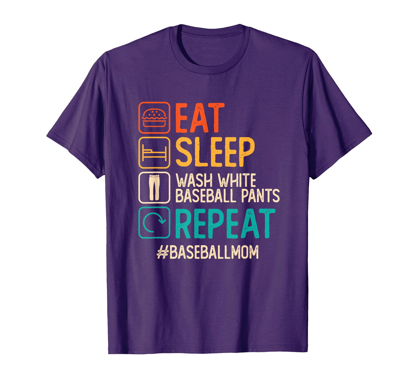 Wash White Baseball Pants Moms Against White Baseball Pants T-Shirt