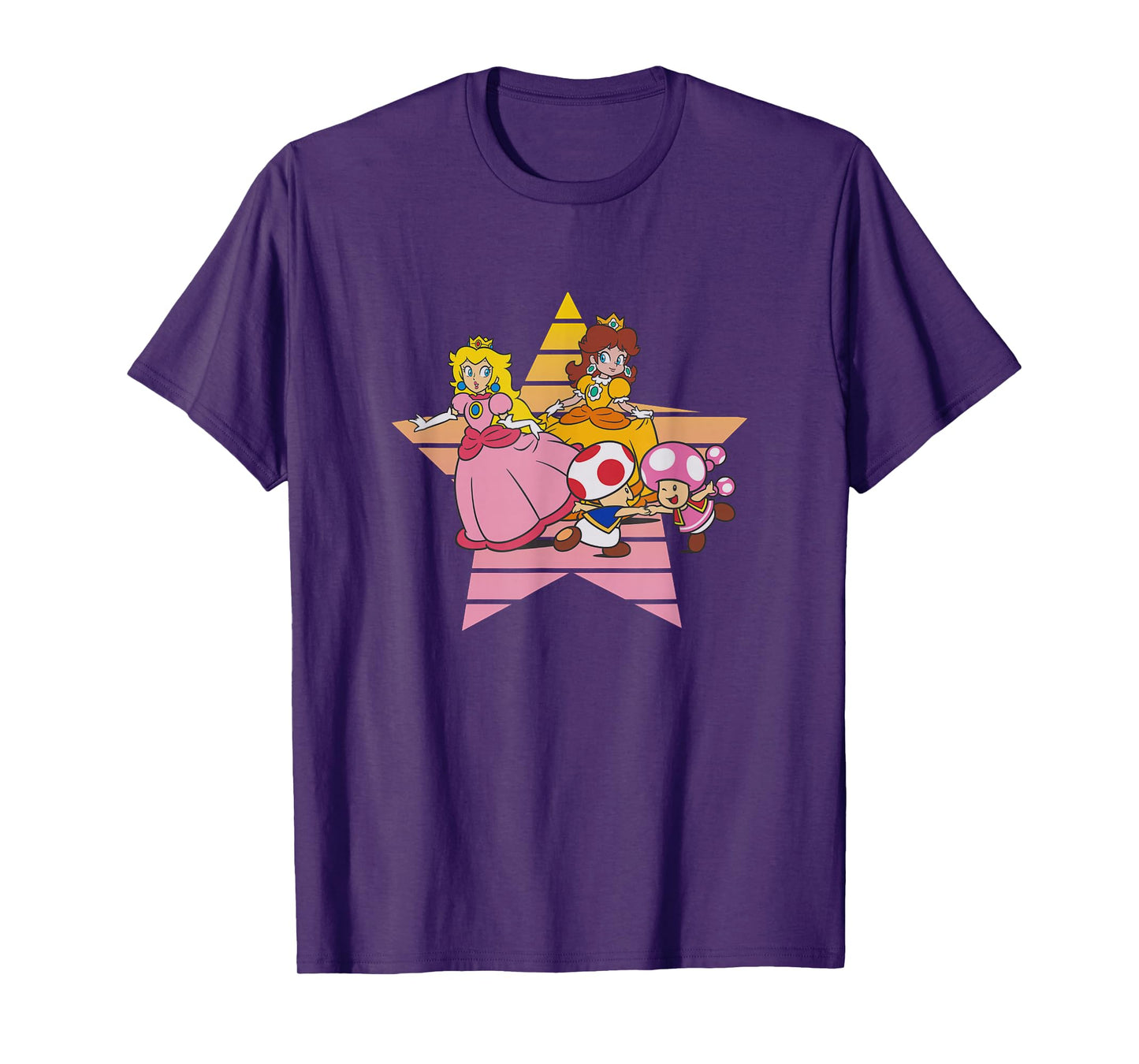 Super Mario Bros Princess Peach & Daisy Fun Toads Vintage T-Shirt