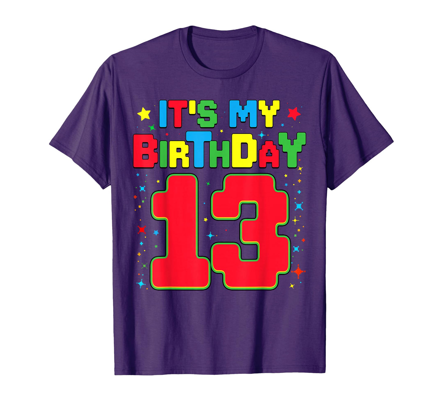It's My Birthday 13 Year Old Funny 13th Birthday Gaming T-Shirt