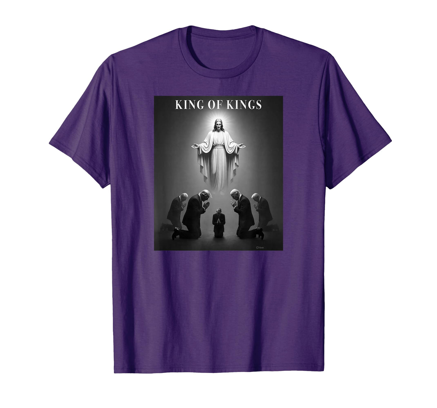 Christ Reigns No Earthly Kings Revelation Christian Art T-Shirt