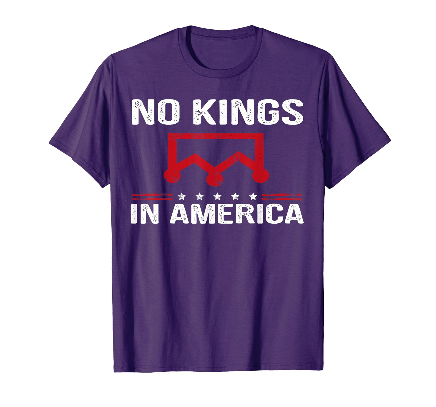 No Kings in America Flag Protest Save Democracy sign protest T-Shirt