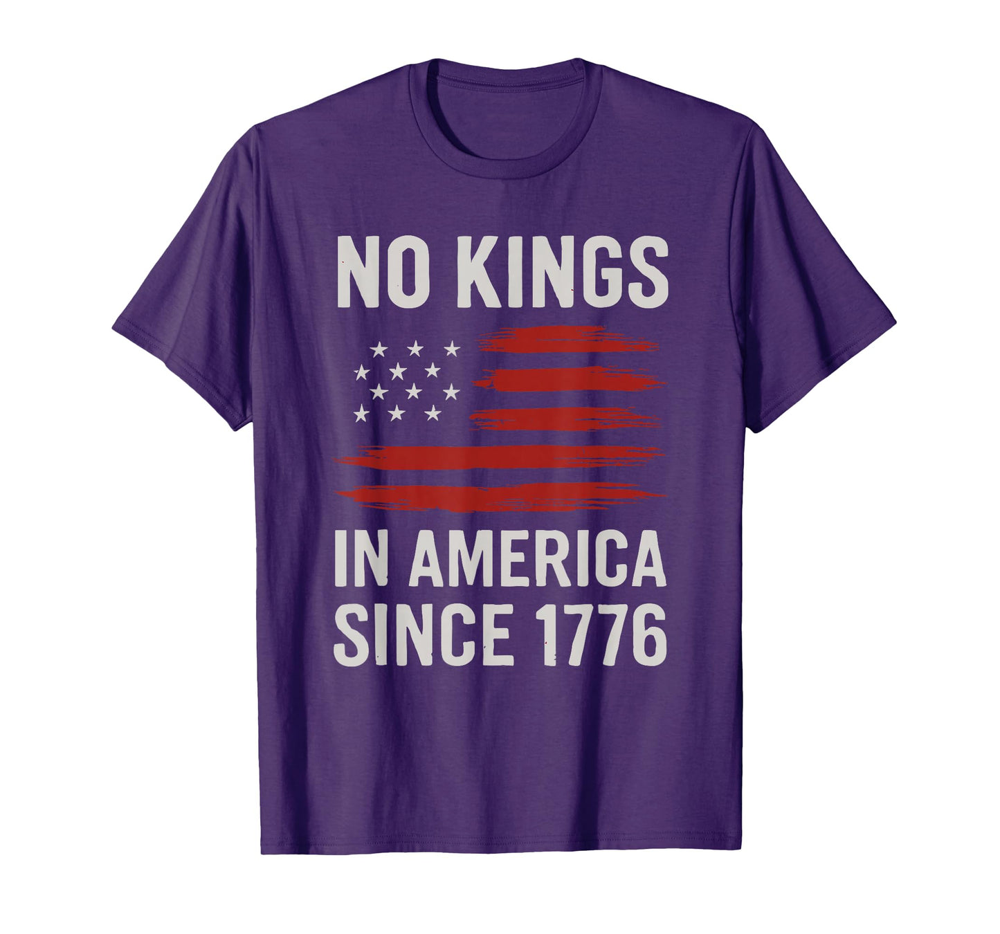 No Kings In America Since 1776 Liberty Roots T-Shirt