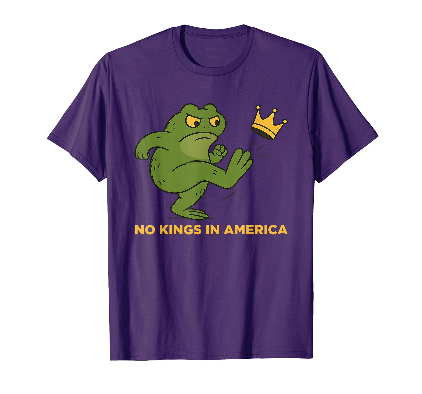 Frog Protest No Kings in America T-Shirt