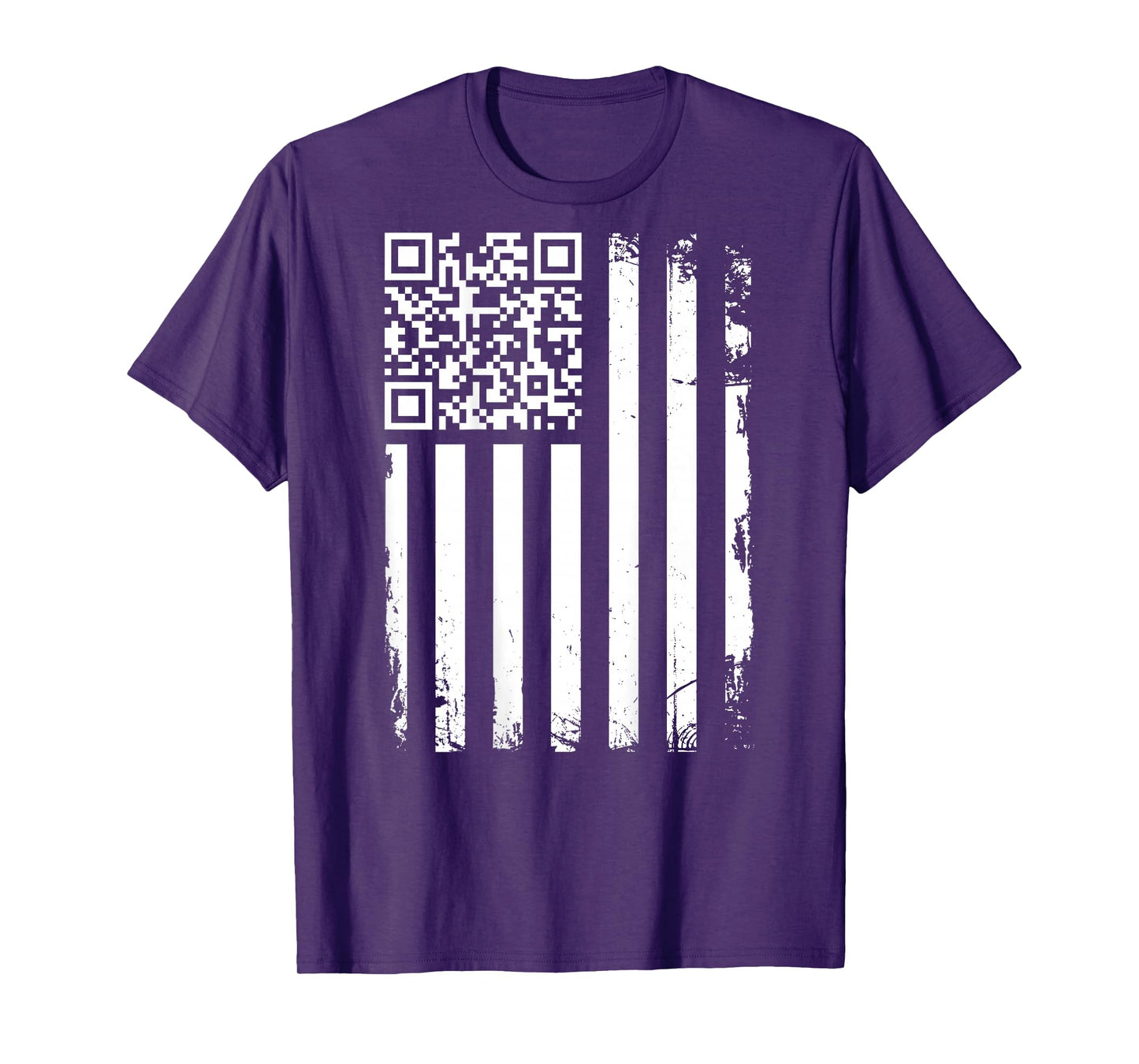 (BACK) Funny QR Don't Be A Little Btch Code Saying Quote T-Shirt