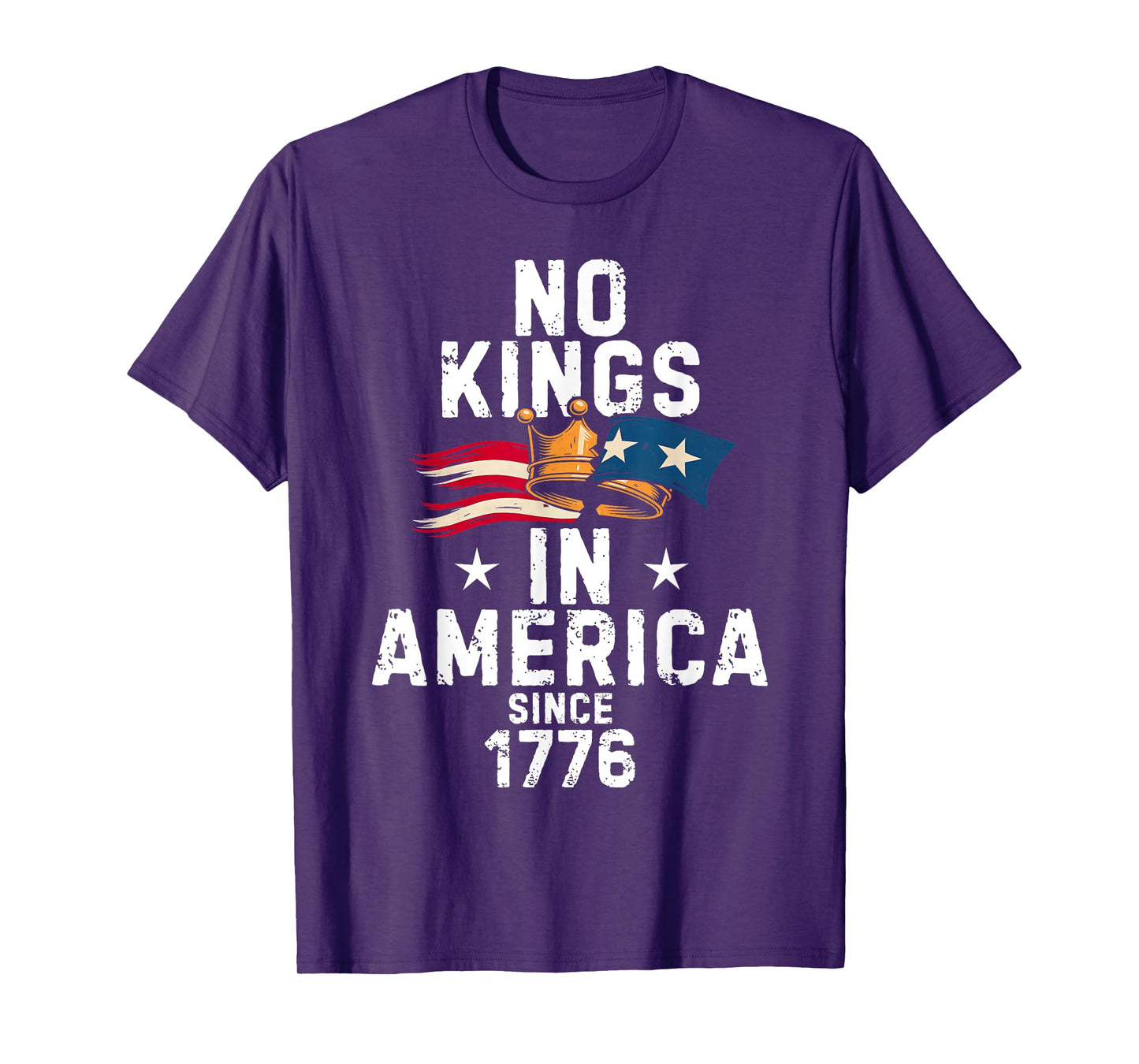 No Kings in America Since 1776 Anti Trump Tee T-Shirt