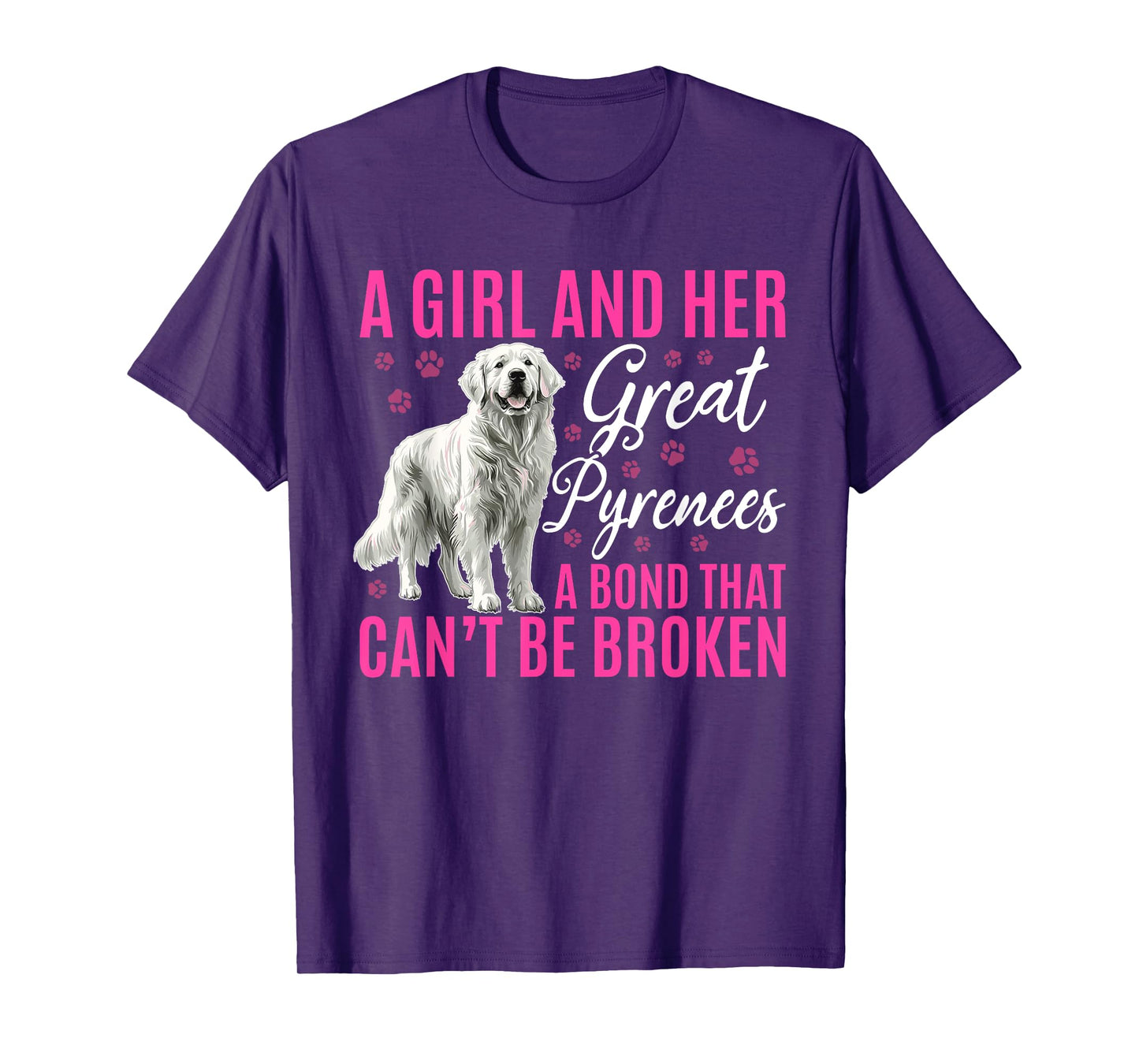 Great Pyrenees Dog Owner T-Shirt for Men Women Girls Kids