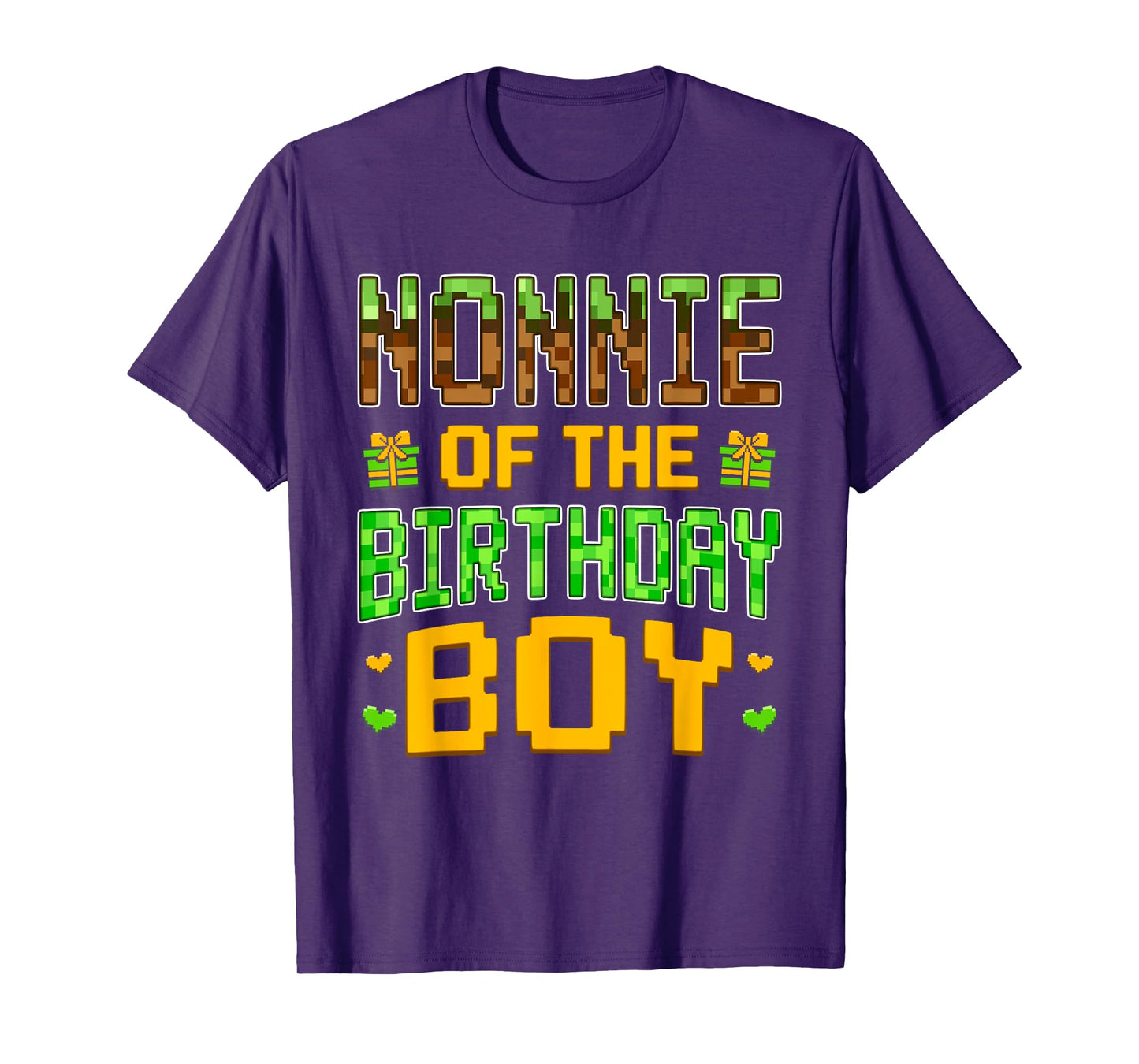 Nonnie of The Birthday Boy Video Gamer Birthday Party T-Shirt