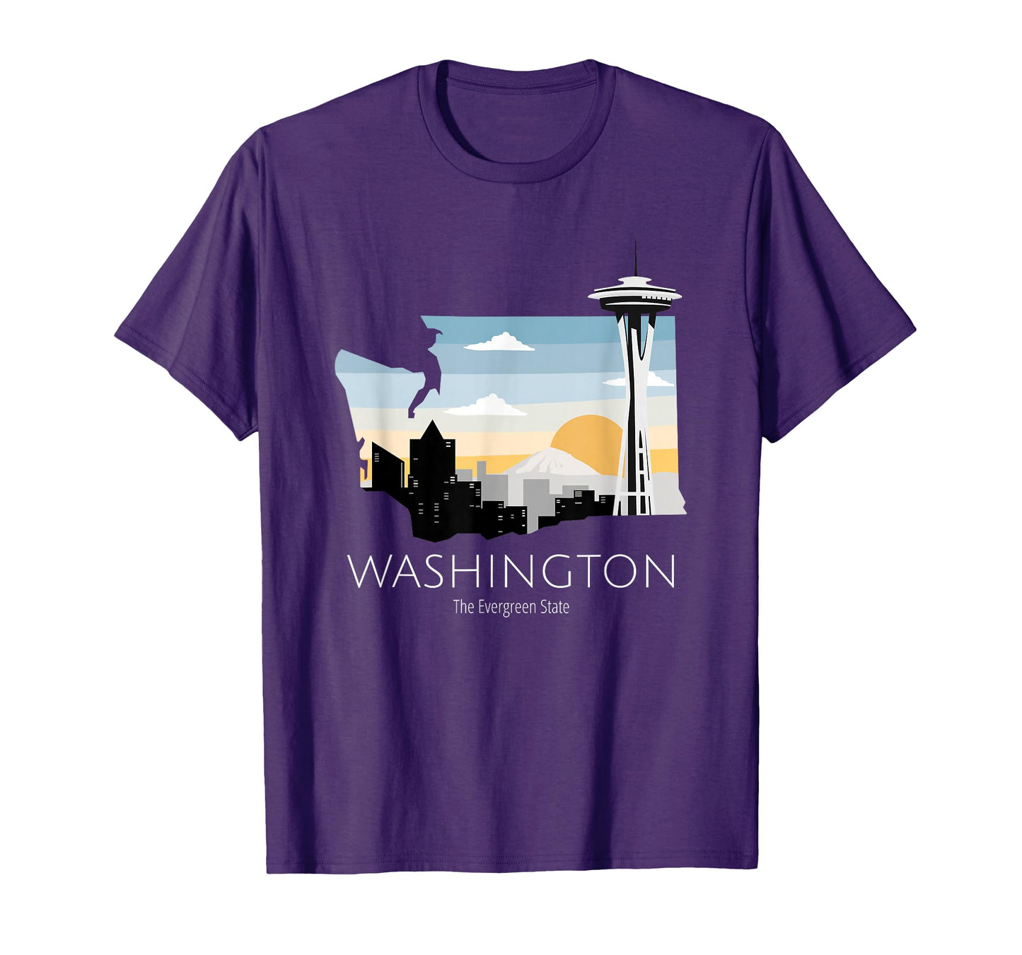 Washington Proud State Motto The Evergreen State T-Shirt