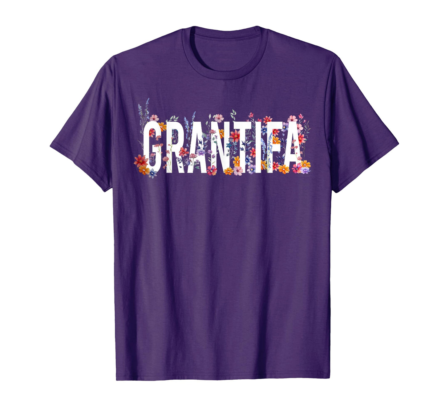 Funny I Am Grantifa Vintage Floral Women T-Shirt