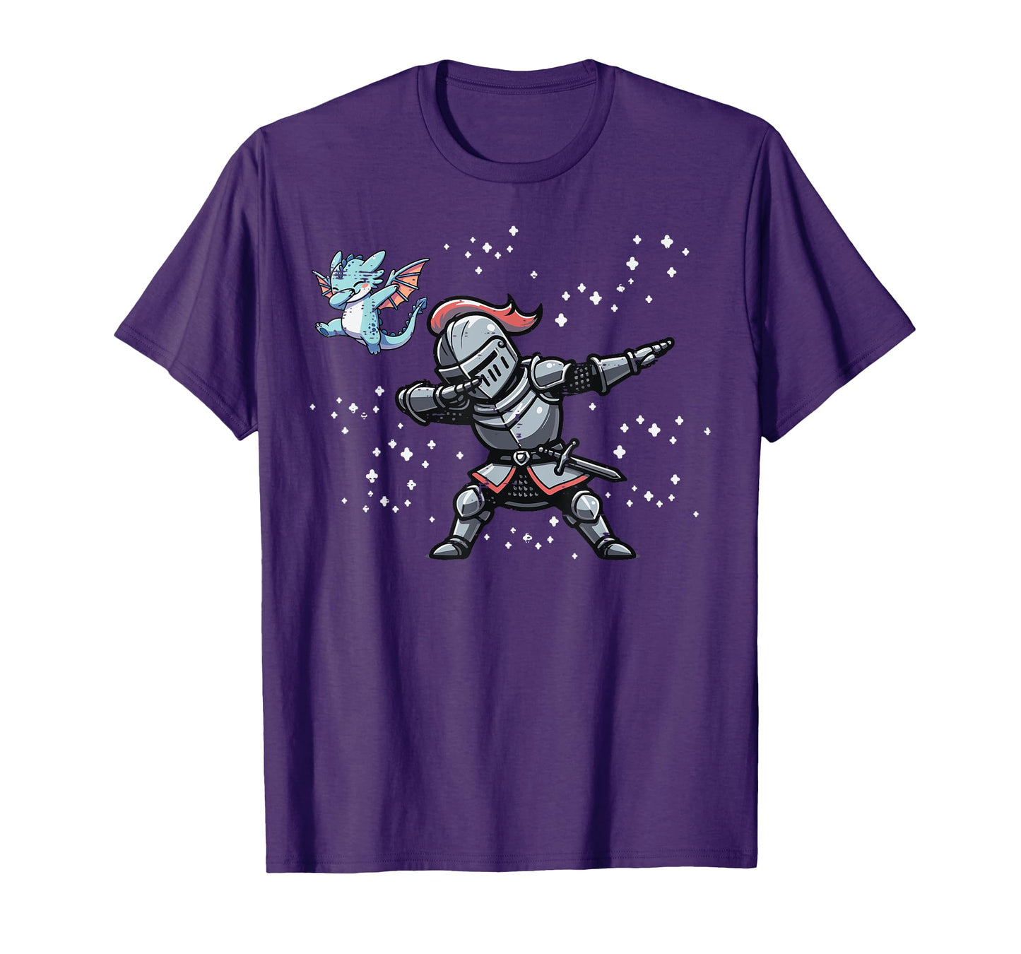 Little Dragon Knight Dab Cute Boys Girls Kids Men Women T-Shirt