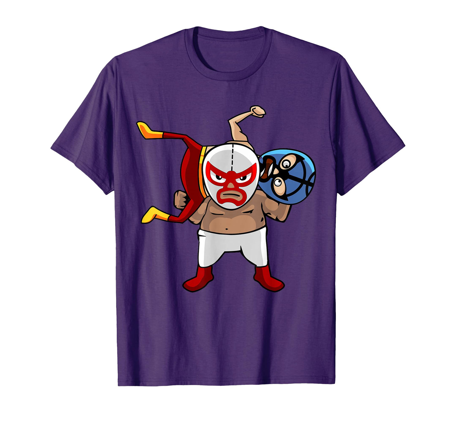 Cool Mexican Wrestling Lucha Libre Mask - Retro Legend T-Shirt