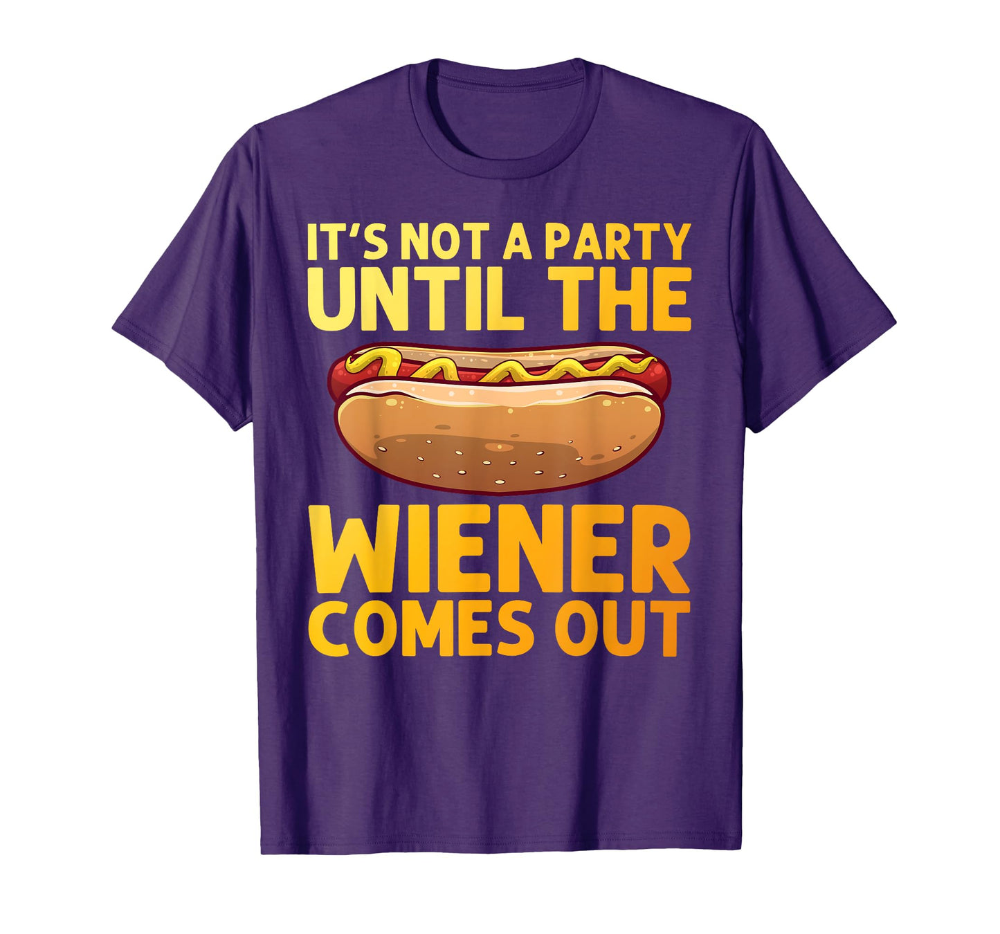 Funny Hot Dog Design for Men Women Hotdog Stand Gag Hot Dog T-Shirt