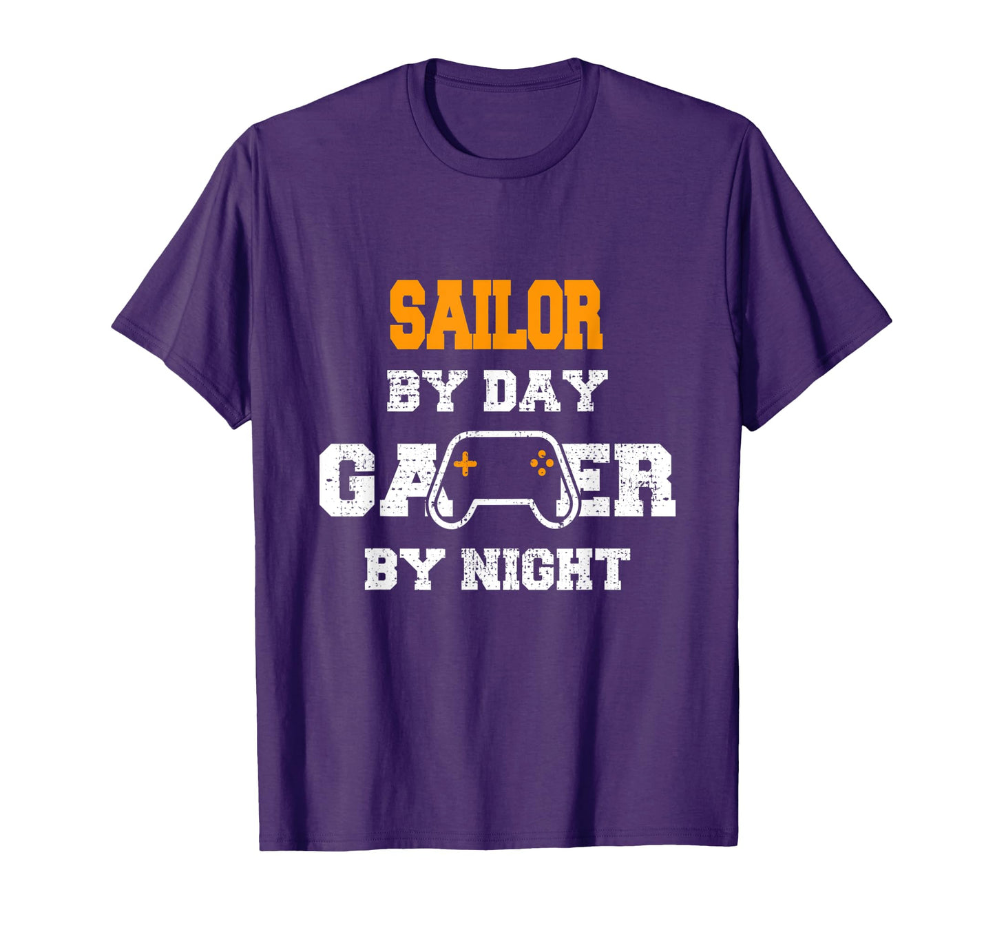 Sailor By Day Gamer By Night Gaming T-Shirt