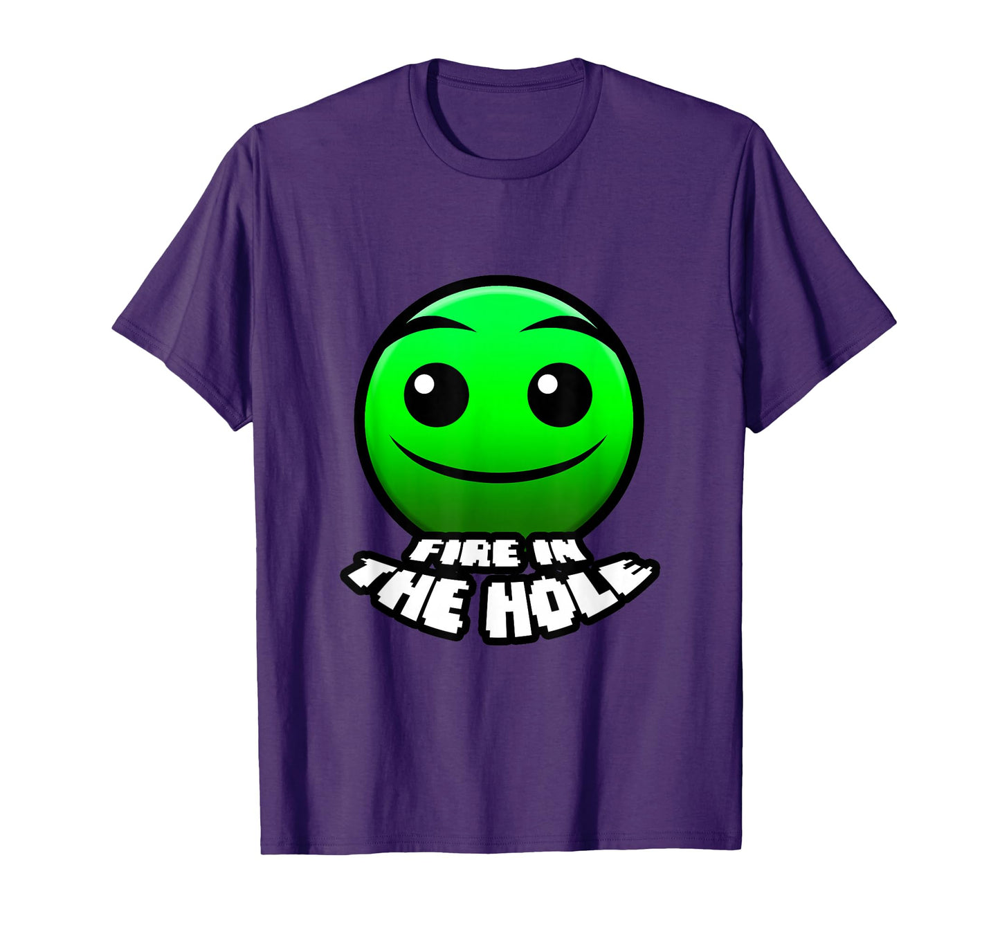 fire in The Hole,Dash Video Game, Geometry T-Shirt