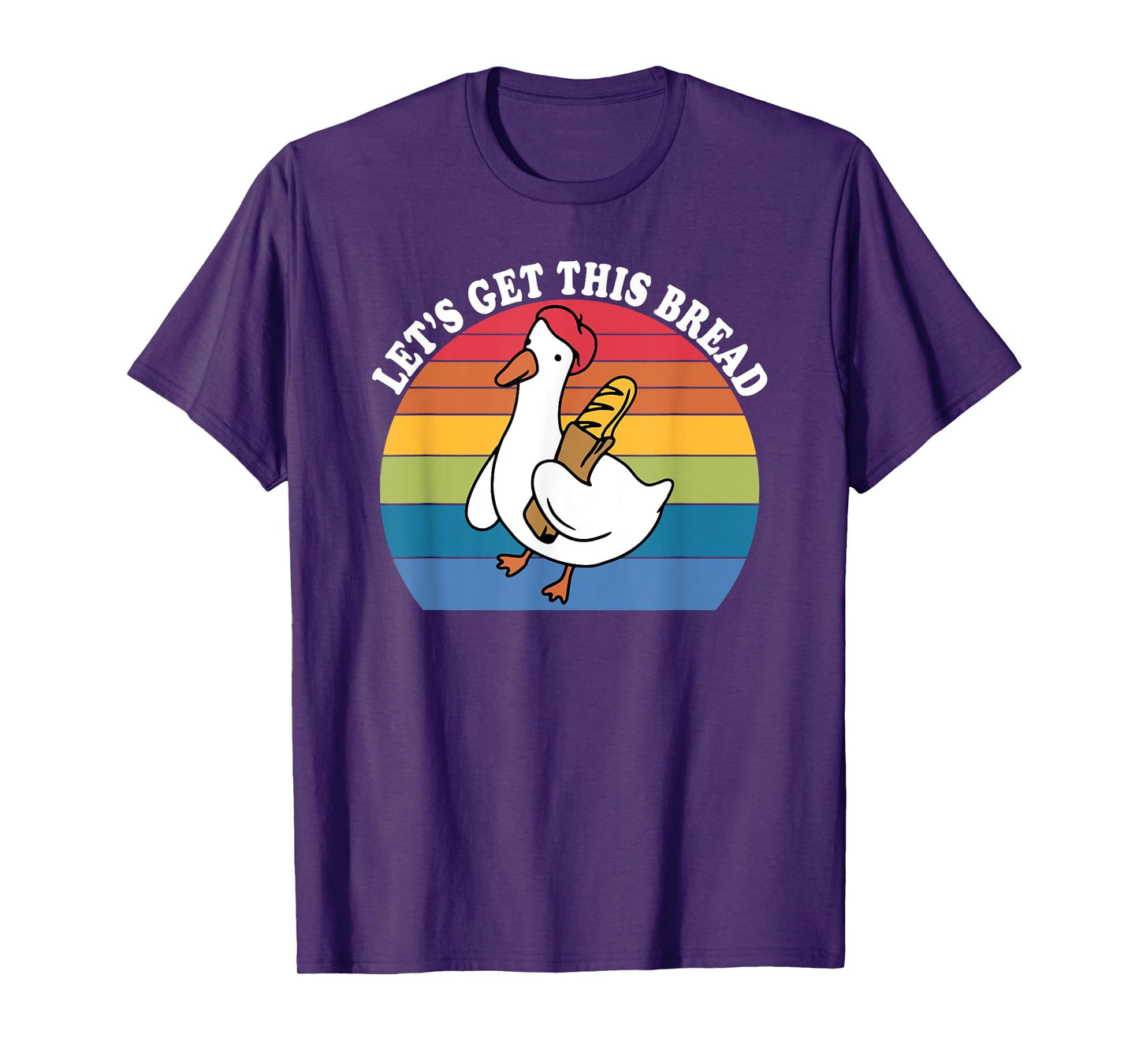 Let's Get This Bread Funny Retro Vintage T-Shirt
